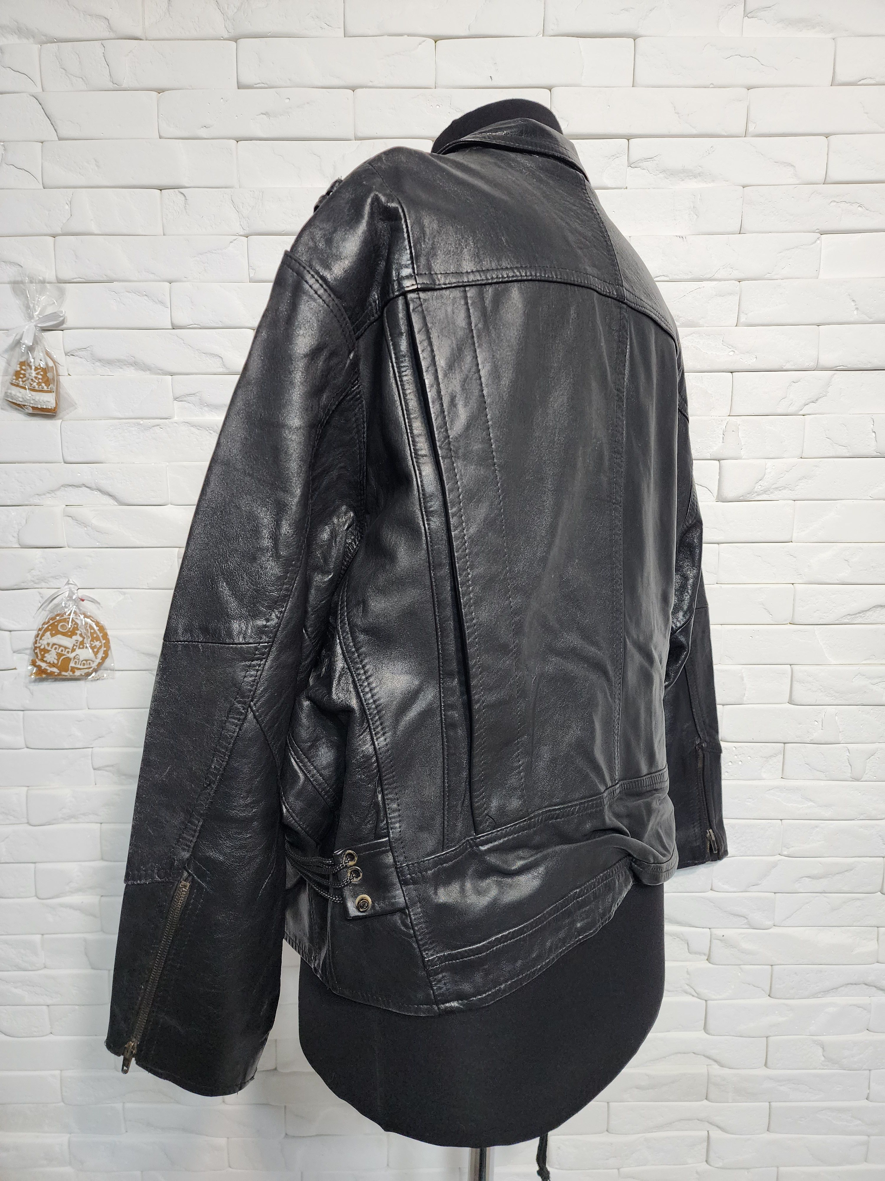 Sports Specialties Women's Leather Biker Jacket: Tough Moto Rocker Outfit Size XXL / US 16-18 / IT 52-54 - 6 Thumbnail