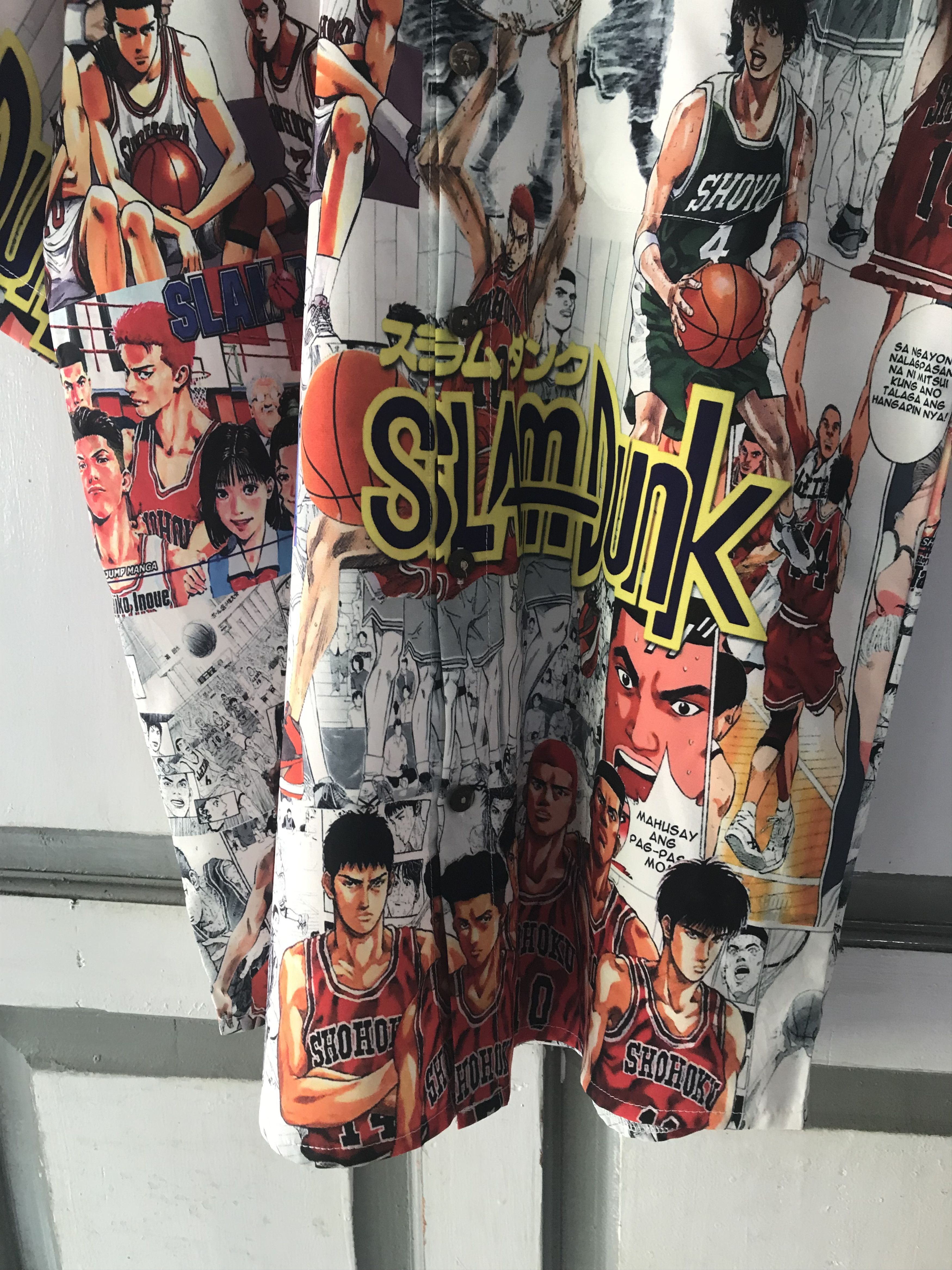Anime × Japanese Brand × Vintage Vintage Anime Slam Dunk AOP Shirts Size US L / EU 52-54 / 3 - 3 Thumbnail