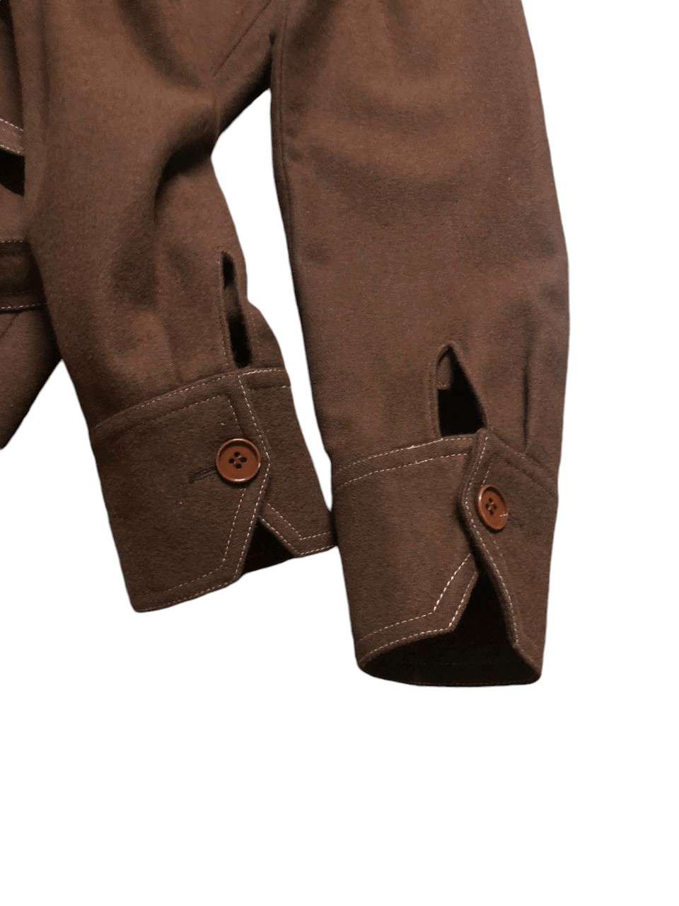 Japanese Brand × Vintage Vintage 70s Aspen Wool blend Belted Jacket brown Size M / US 6-8 / IT 42-44 - 9 Thumbnail