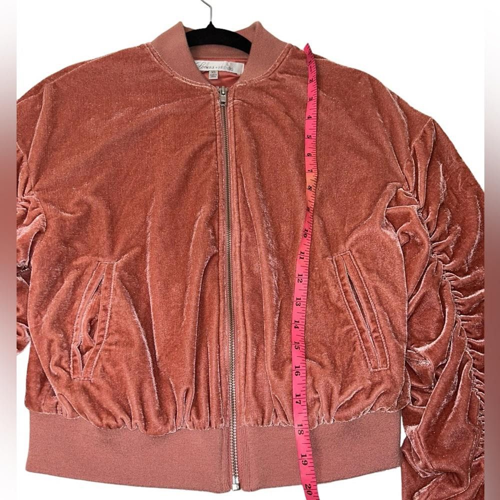 Designer Lovers + Friends l Velvet Bomber Jacket XS Size XS / US 0-2 / IT 36-38 - 6 Thumbnail
