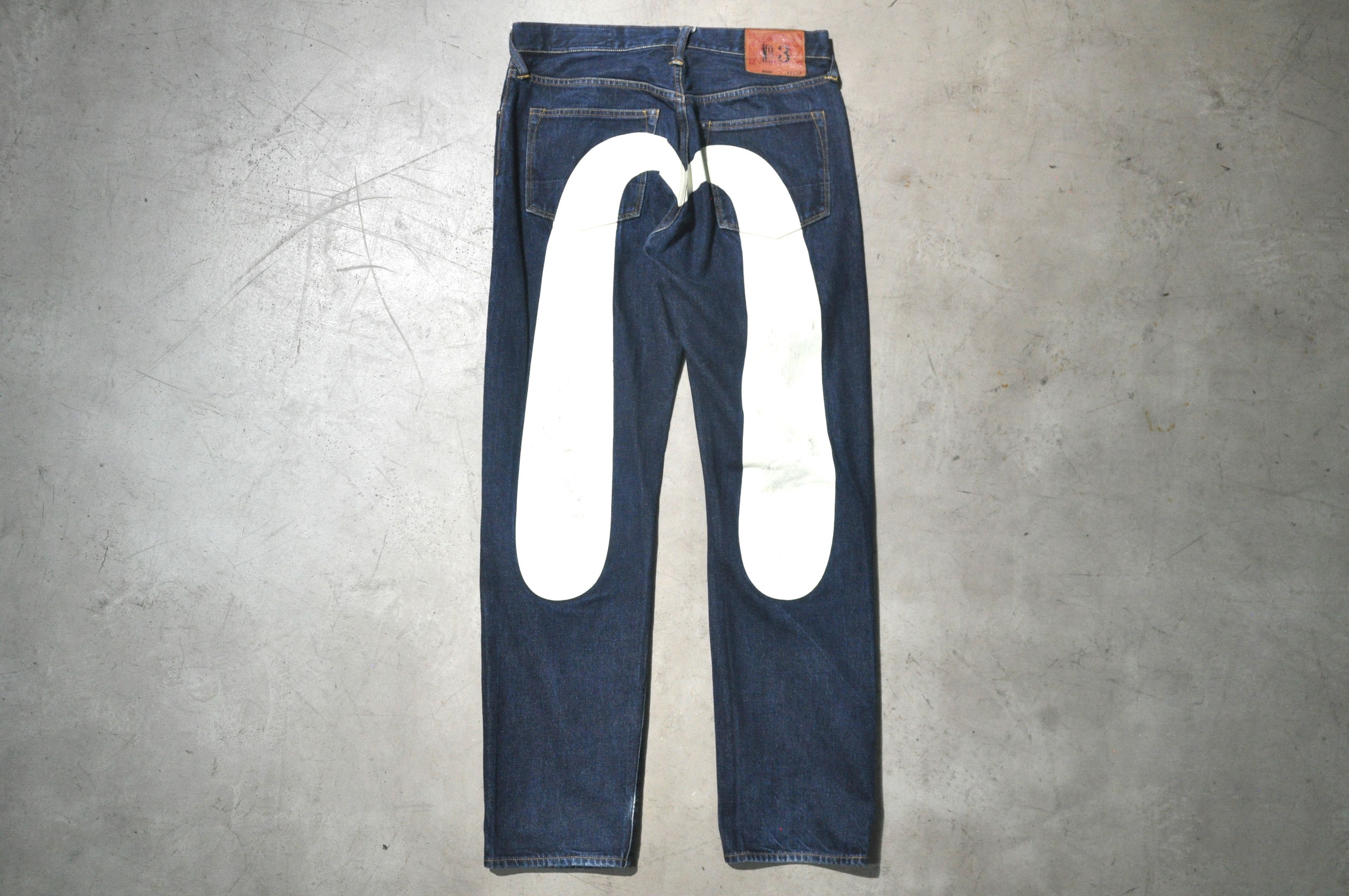 image of Evisu - No. 3 Daicock Logo Denim Jean, Men's (Size 32)