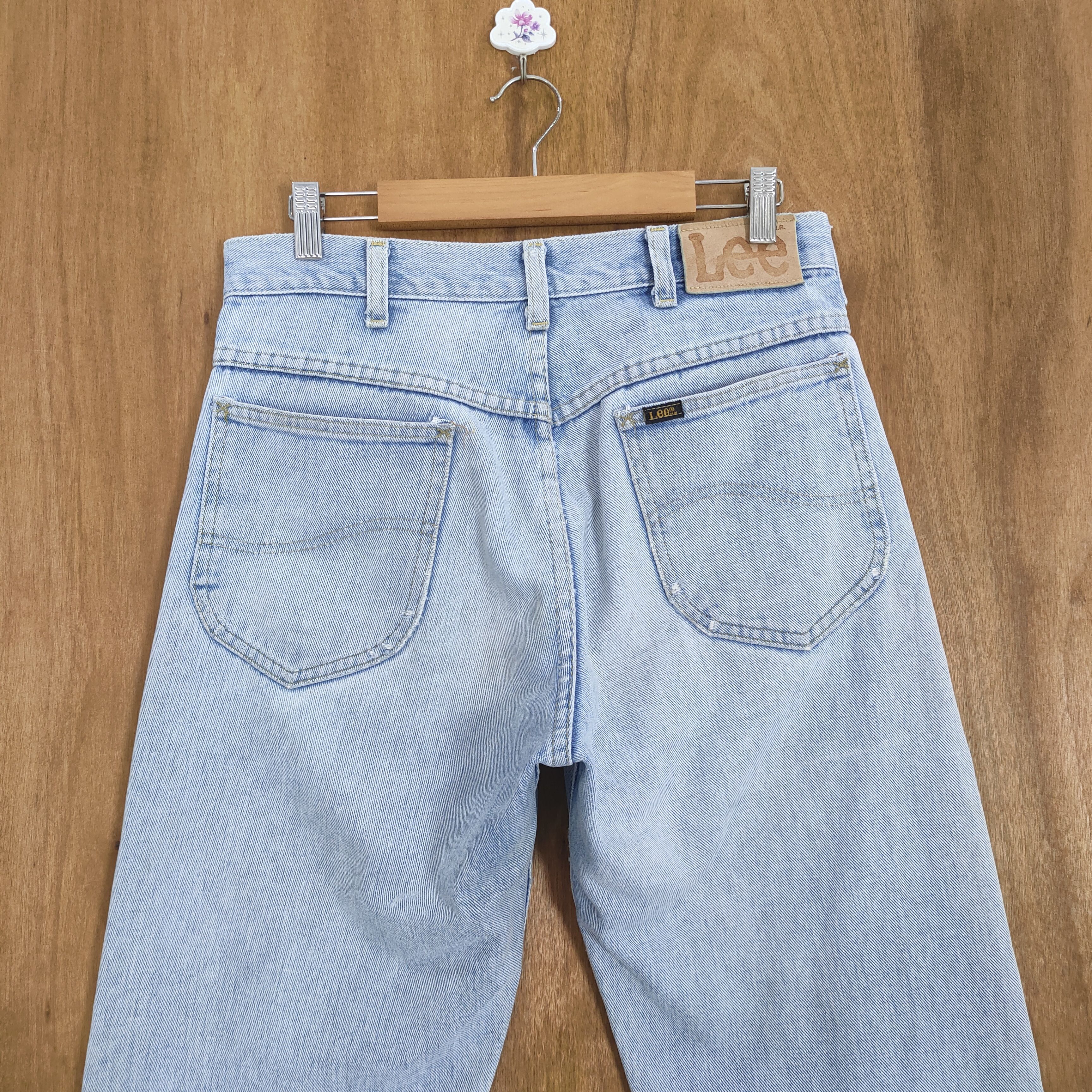 Vintage VINTAGE LEE USA LIGHT BLUE DISTRESSED JEANS PANTS Size US 32 / EU 48 - 9 Thumbnail