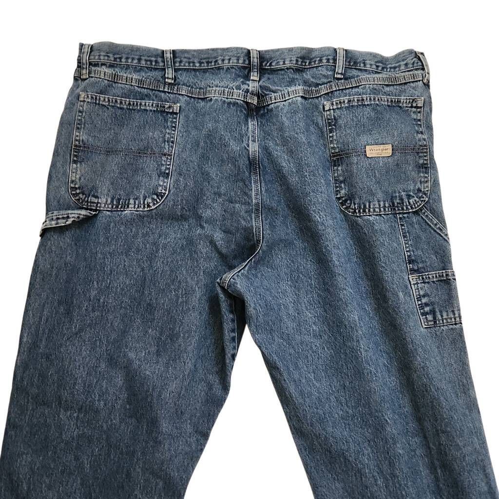 Wrangler Wrangler Mens Size 48x30 Blue Carpenter Jeans Size US 32 / EU 48 - 3 Thumbnail