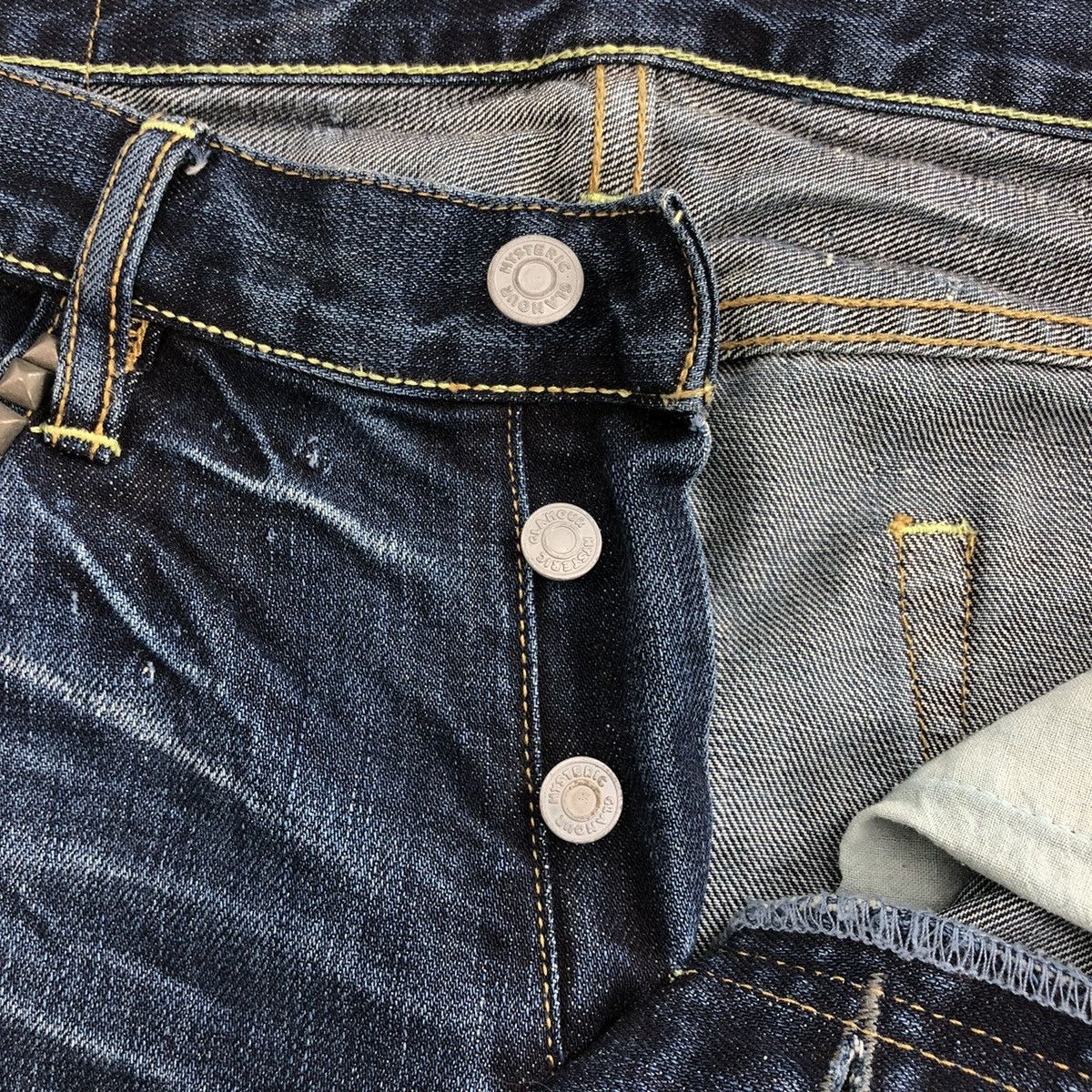 Hysteric Glamour × Japanese Brand × Yohji Yamamoto Vtg Hysteric Glamour “Blondie Is A Group!” Faded Denim Pants Size US 32 / EU 48 - 5 Thumbnail