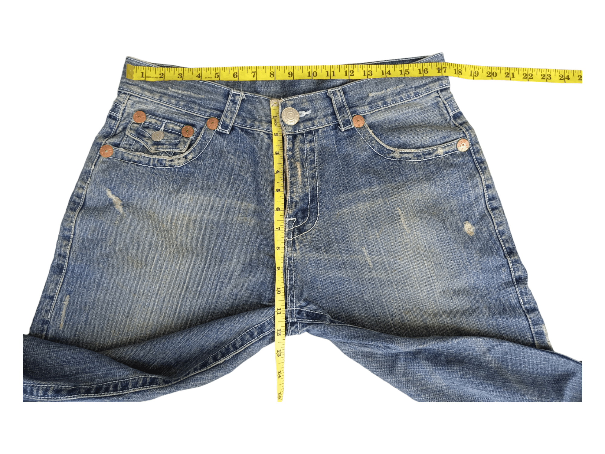 Vintage Vintage True Religion Wide Jeans Size US 34 / EU 50 - 22 Thumbnail
