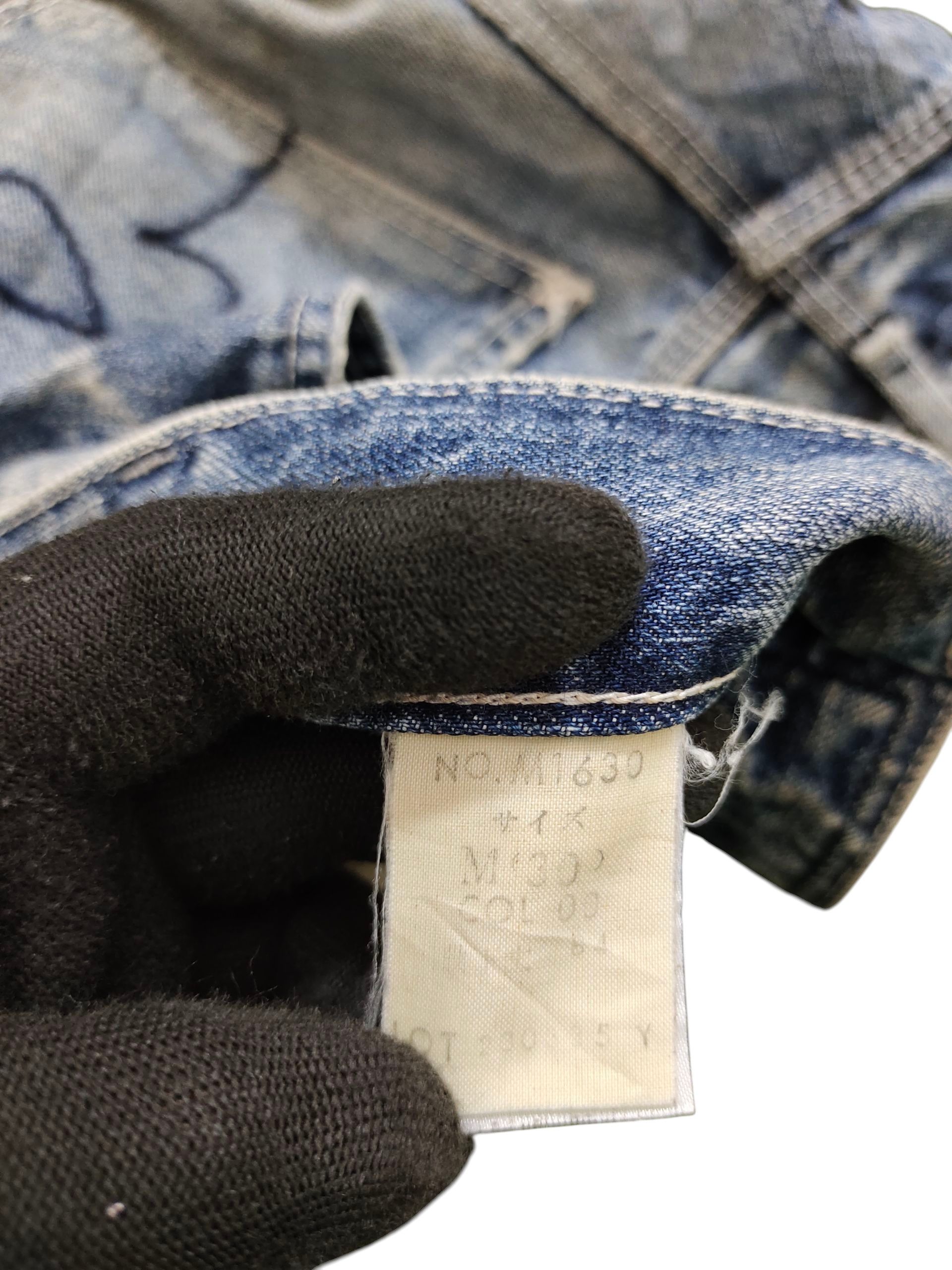 Kapital Vintage Blueway Japan Clawmark Distress Denim Jeans Size US 31 - 13 Thumbnail