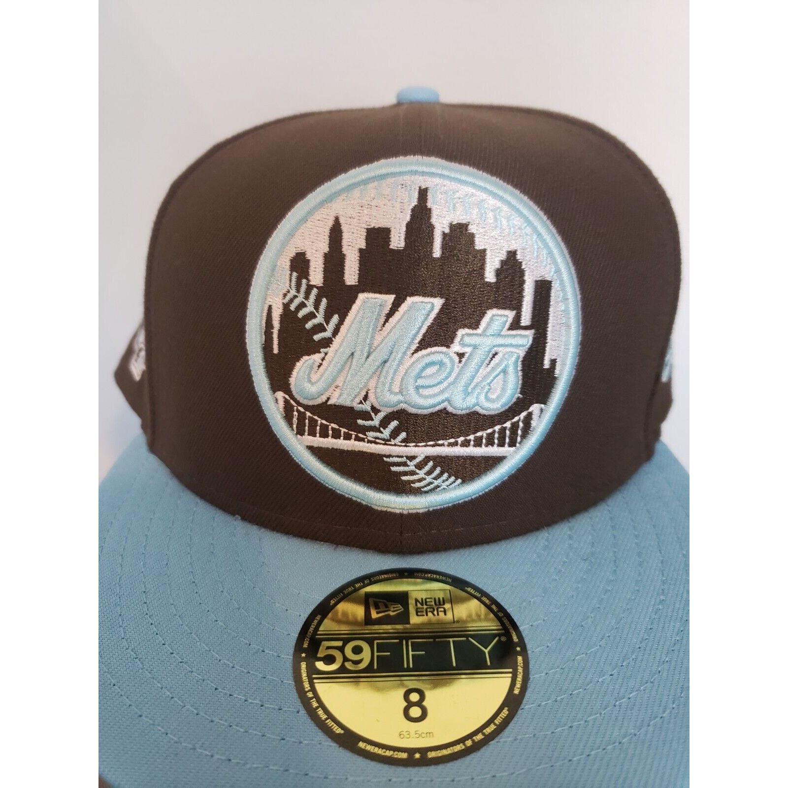 New Era New York Mets Hat 2013 ASG Patch Size 8 Fitted Blue New Era Size ONE SIZE - 2 Thumbnail