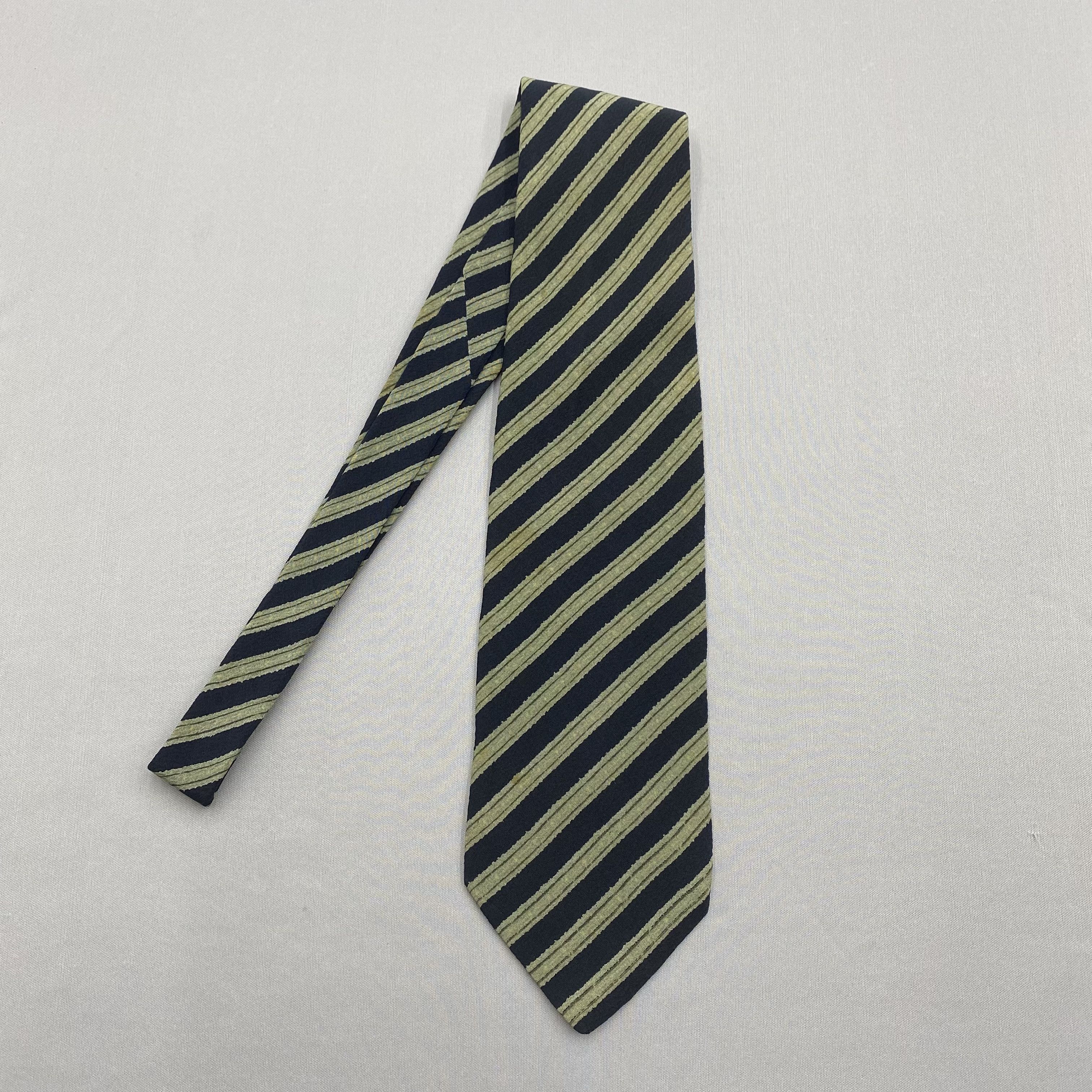 Giorgio Armani Vintage Giorgio Armani SILK Necktie Cravate Pure Silk Size ONE SIZE - 4 Thumbnail