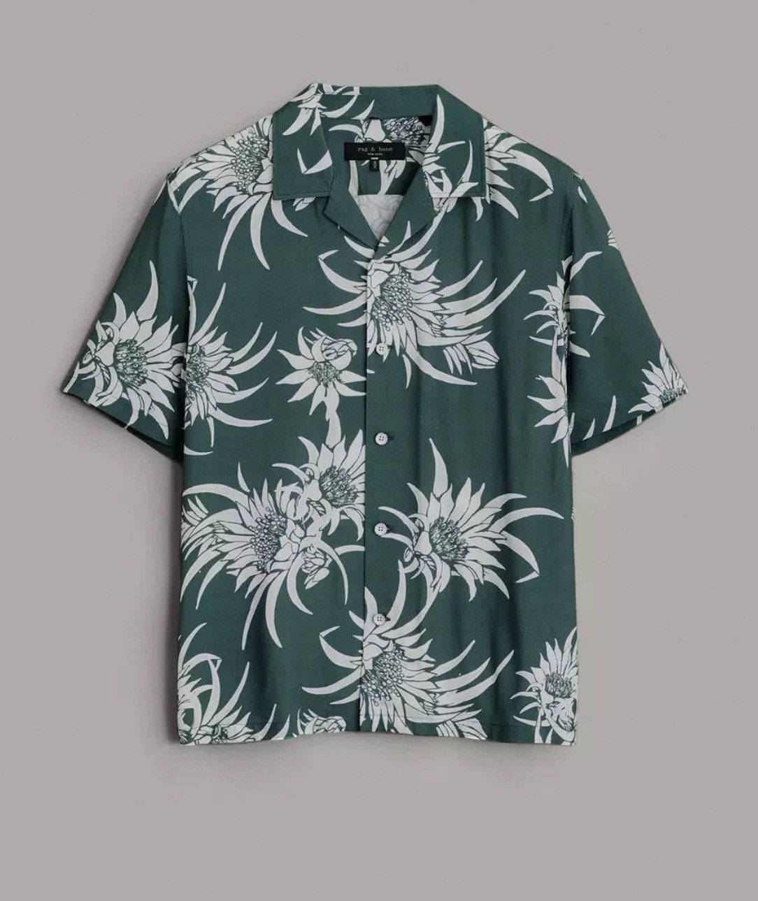 Rag & Bone Deep Green Rag & Bone Camp shirt $265 retail Size US L / EU 52-54 / 3 - 2 Thumbnail