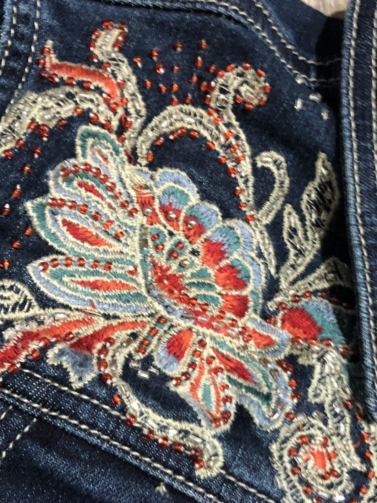 Vintage Y2K Reba Denim Jacket Size M / US 6-8 / IT 42-44 - 2 Thumbnail