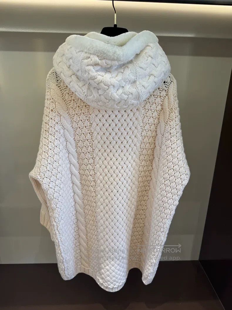 Loro Piana Loro Piana Ivory White Cashmere Hooded Jacket Size S / US 4 / IT 40 - 6 Thumbnail