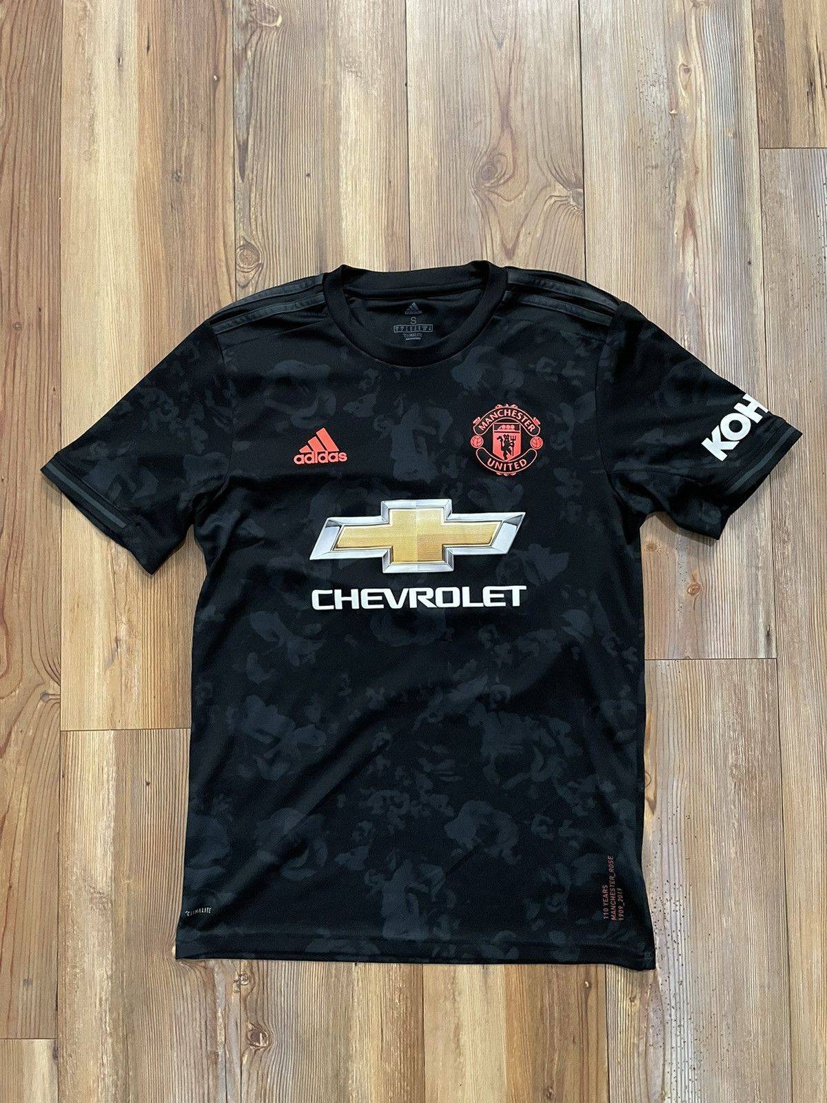 Adidas Adidas Manchester United 2019-2020 Third Kit Jersey Sz S Size US S / EU 44-46 / 1 - 1 Thumbnail