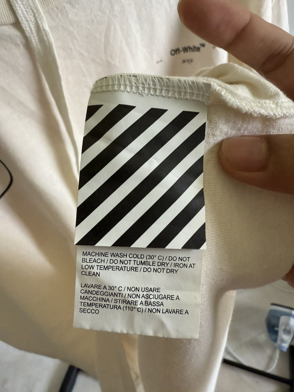 Off-White Off white "impressionism" oversize tee Size US XL / EU 56 / 4 - 8 Thumbnail