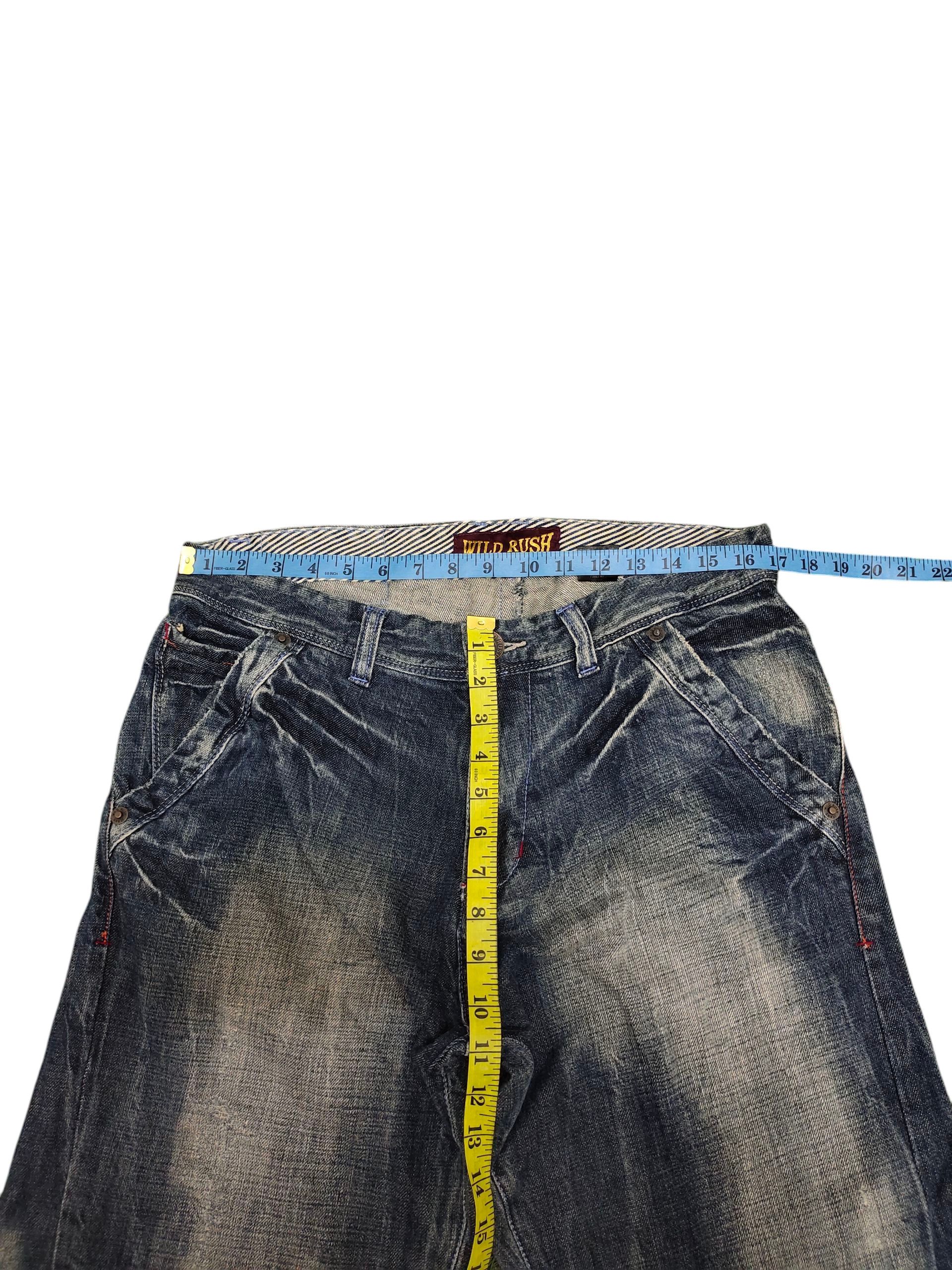 Hysteric Glamour Flare Loose Jeans Wild Rush Clawmark Distress Bootcut Y2k Size US 34 / EU 50 - 15 Thumbnail
