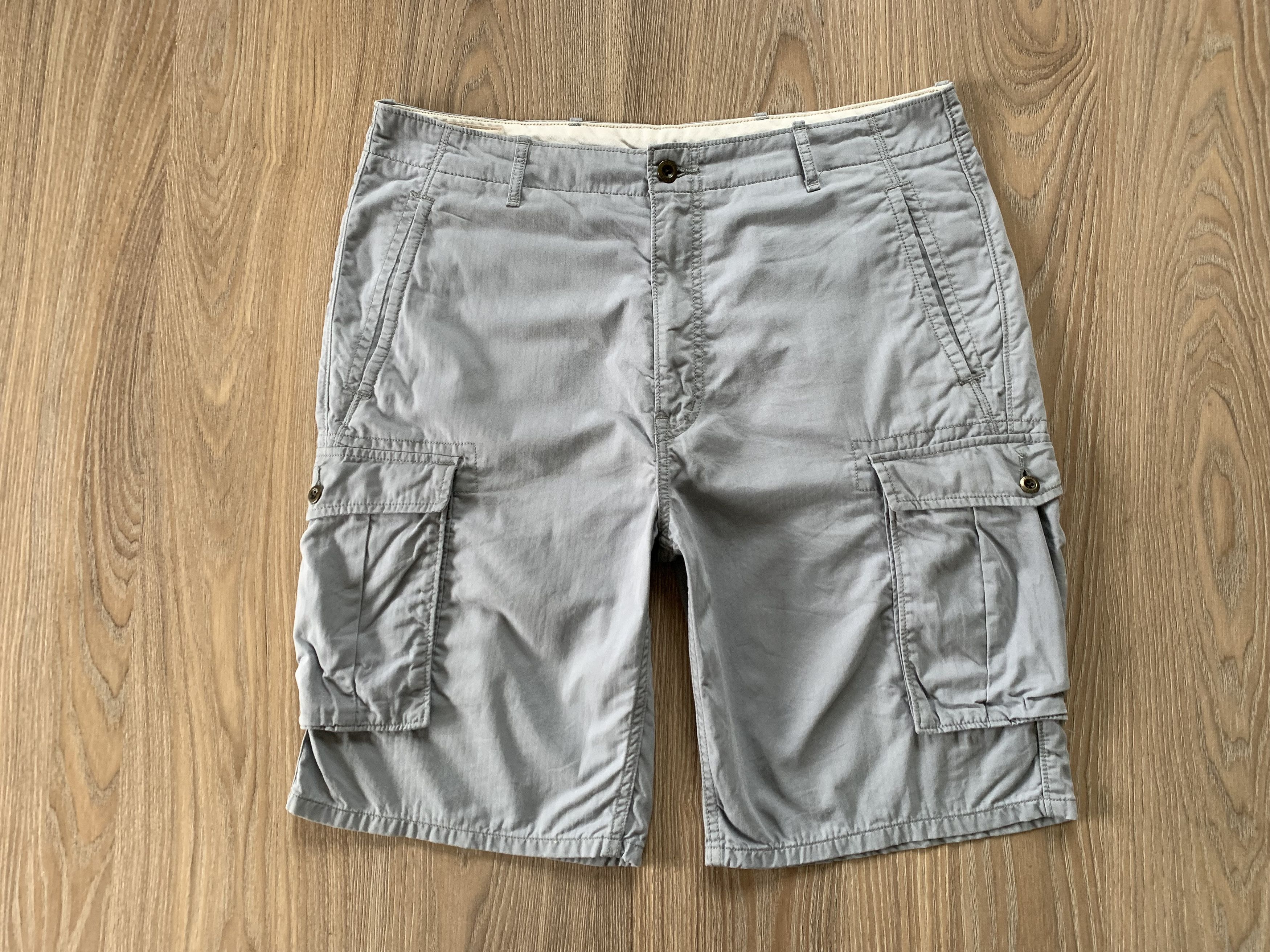 Levi's Levis Light Blue Cargo Shorts Size US 36 / EU 52 - 2 Thumbnail