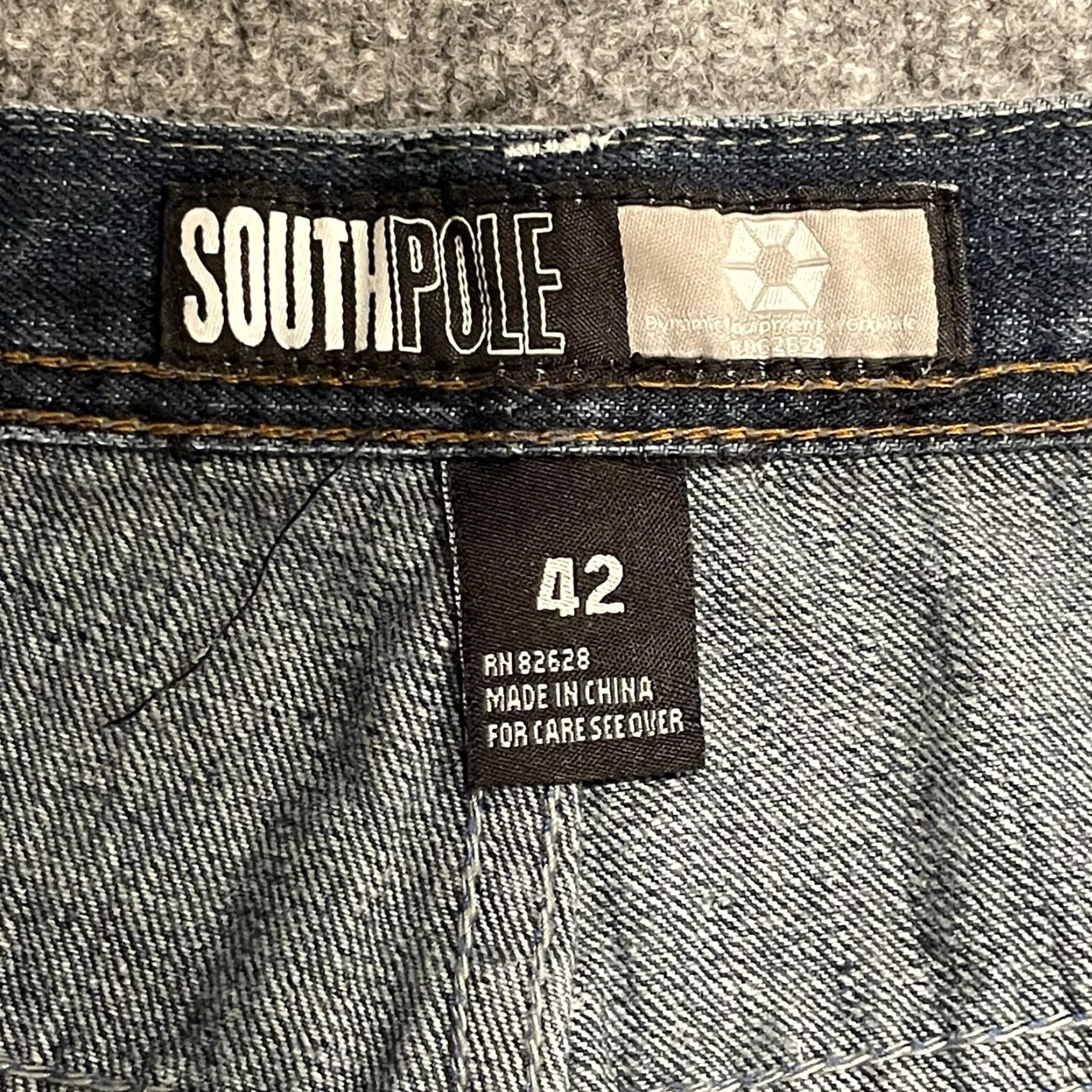 Southpole VINTAGE Southpole Bermuda Shorts Men Blue 42 Relaxed Fit 16" Inseam Denim Pocket Front Flat Front Casual Jeans Size US 42 / EU 58 - 7 Thumbnail