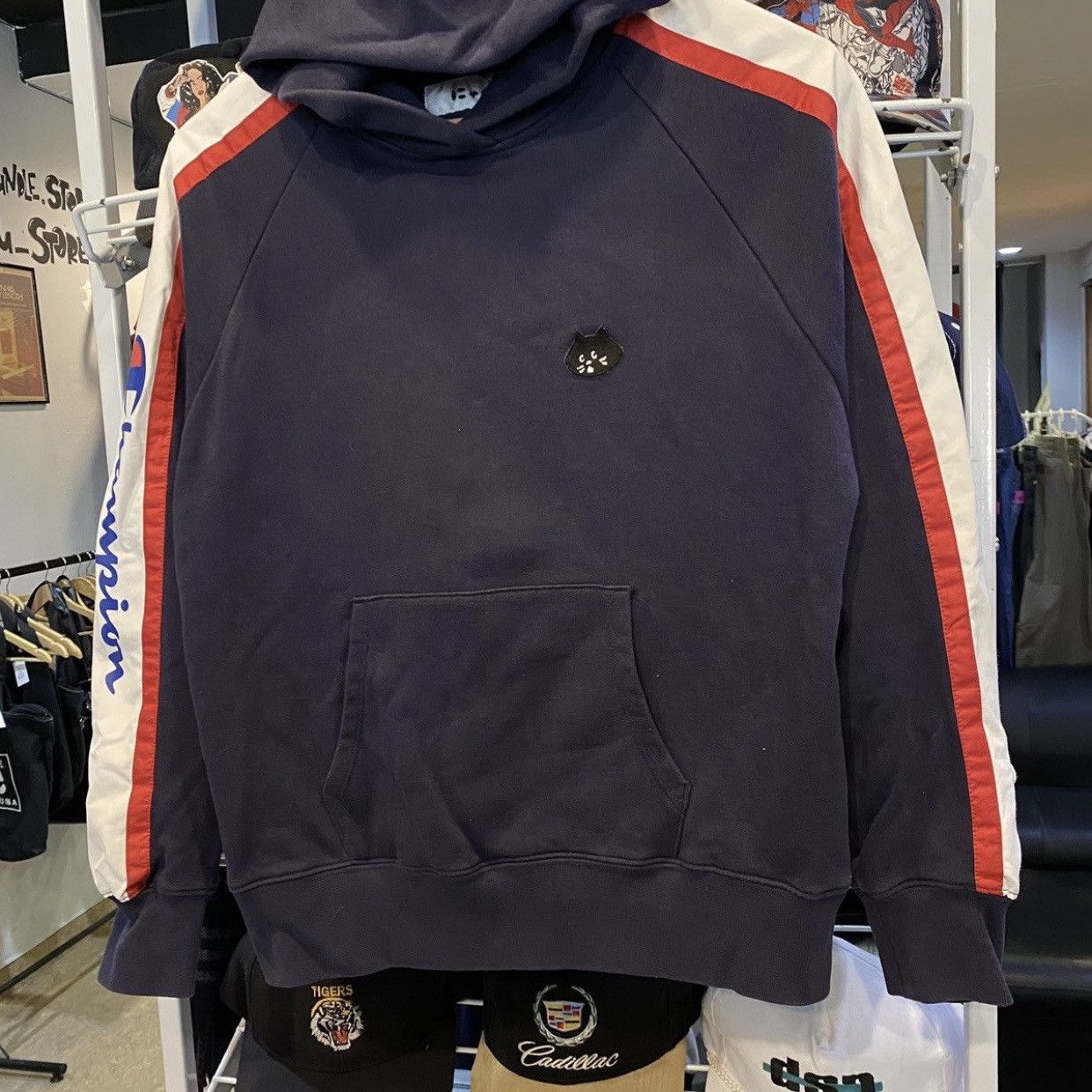 Champion × Issey Miyake × Ne-Net Issey Miyake Ne-net Champion Pullover Hoodies Size US M / EU 48-50 / 2 - 4 Thumbnail
