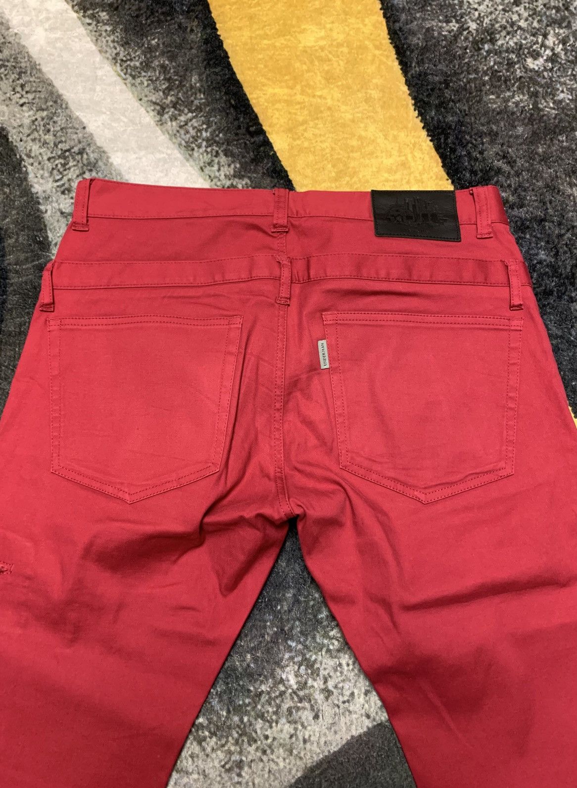 Undercover Undercover Jeans Double Waist Red Cow Hide Size ONE SIZE - 3 Thumbnail
