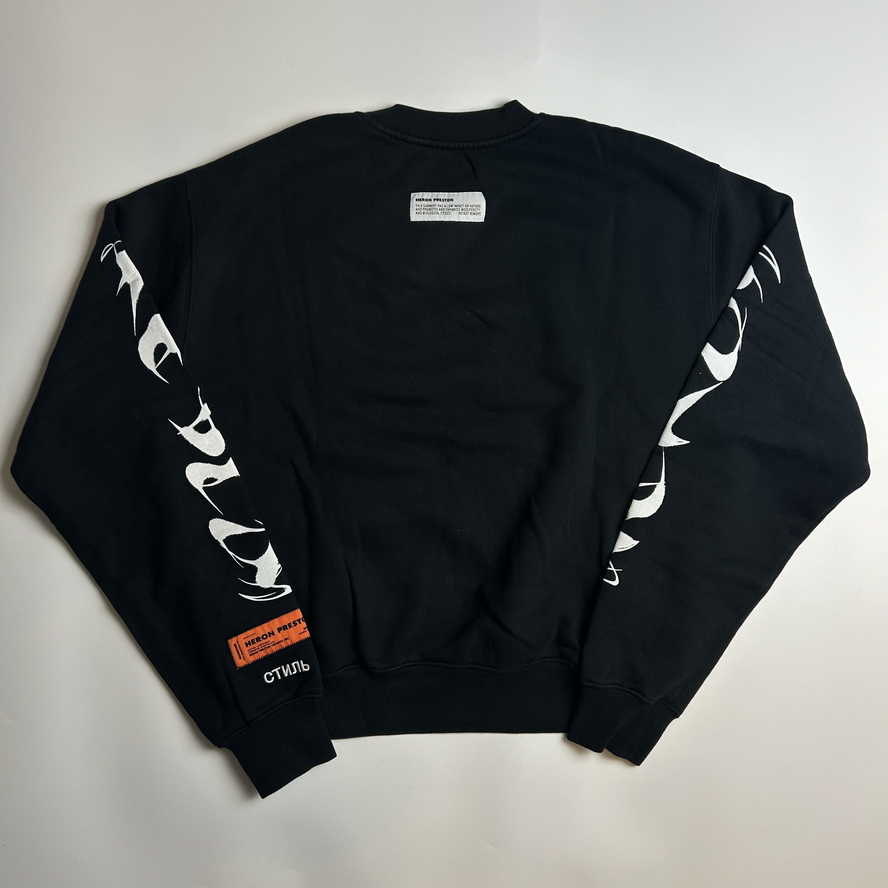 Heron Preston *NEW* Heron Preston Brushed Sweatshirt Size US S / EU 44-46 / 1 - 2 Thumbnail