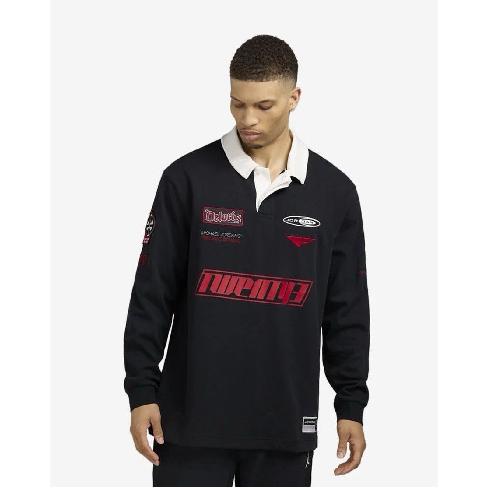 Jordan Brand Nike Air Jordan Essentials Long Sleeve Rugby Shirt Large NWT Size US L / EU 52-54 / 3 - 1 Thumbnail
