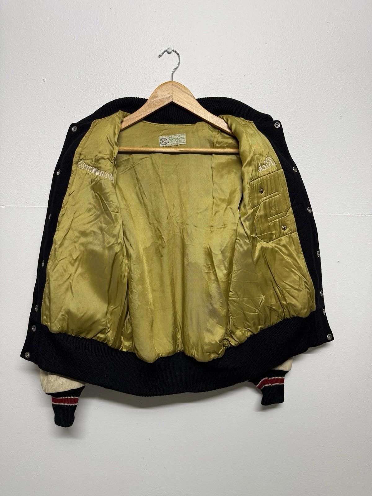 Other 1950s Flying Goose Leather & Wool Letterman Jacket Large Size US L / EU 52-54 / 3 - 9 Thumbnail