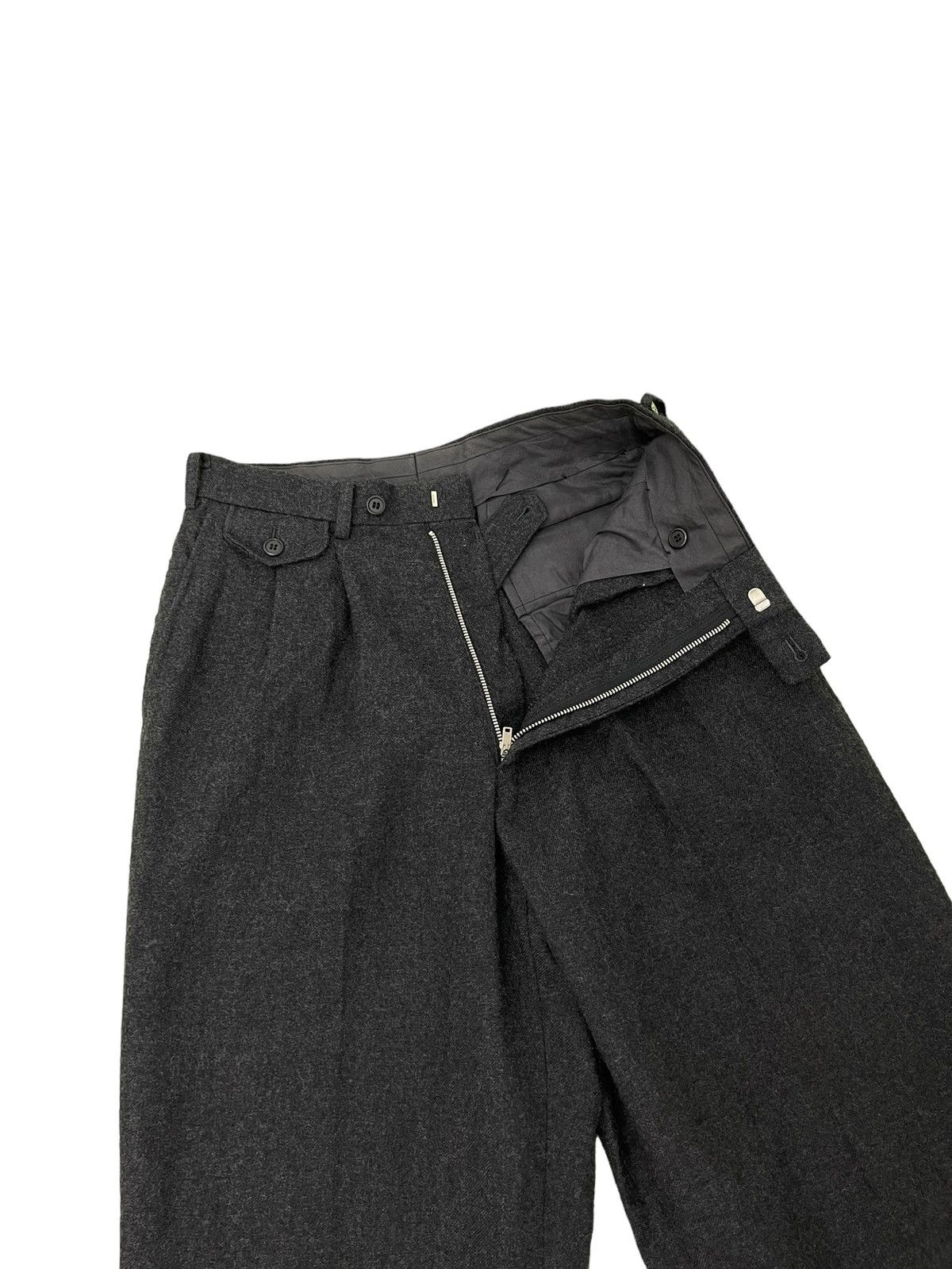 Japanese Brand Wide Baggy 90s Lecco Japan Wool Trouser 7🟦1 Size US 28 / EU 44 - 9 Thumbnail