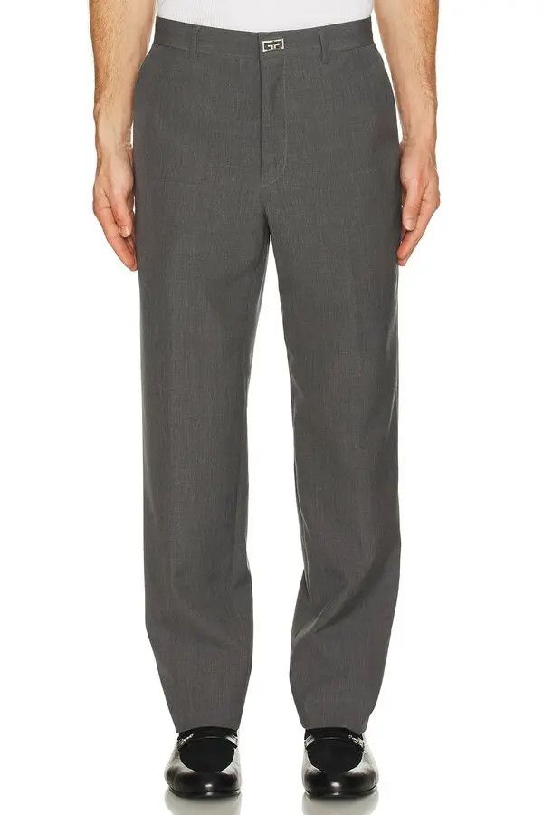 Givenchy o1n1vont0326 Metal Detail Pants in Grey Size US 30 / EU 46 - 4 Thumbnail