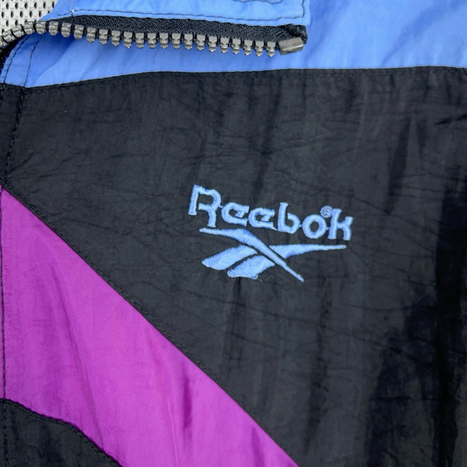 Reebok Vintage 90s Reebok Windbreaker Jacket Large Vector Logo Size US L / EU 52-54 / 3 - 4 Thumbnail