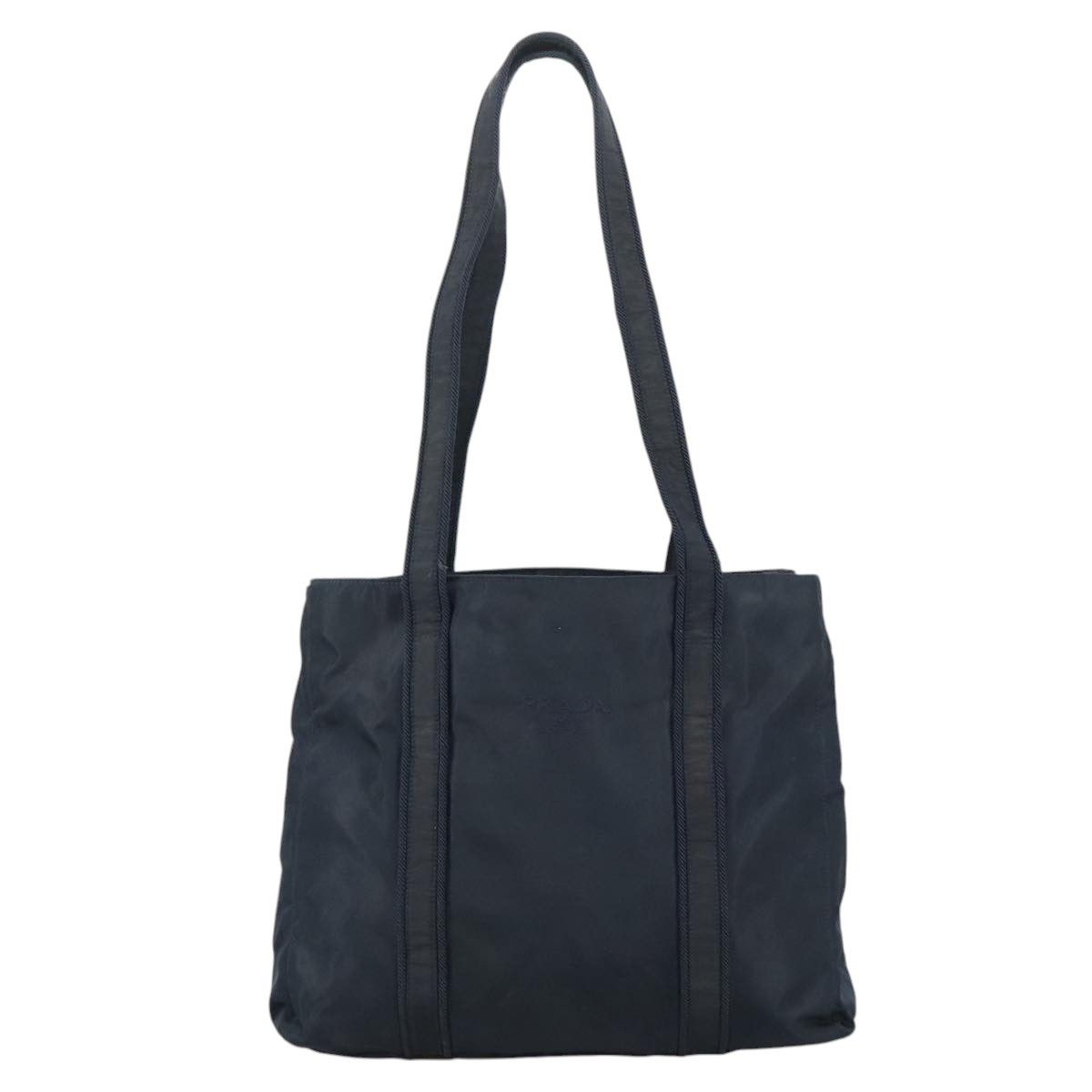 Prada Re-Nylon Navy Synthetic Tote Bag (Pre-Owned) Size ONE SIZE - 1 Thumbnail