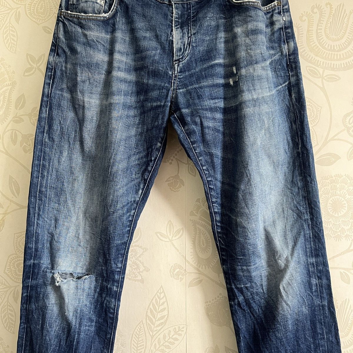 Vintage Vintage Stangata Italy Distressed Denim Size US 36 / EU 52 - 4 Thumbnail