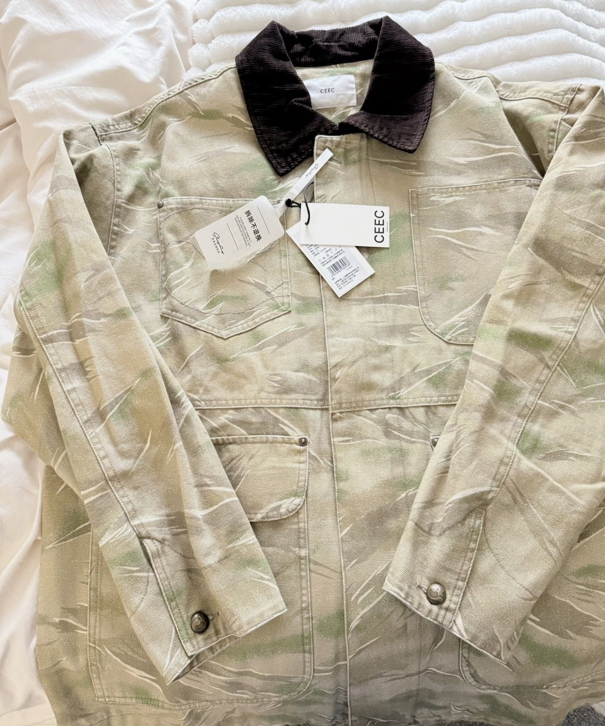 Other CEEC, LA based brand, Camouflage Beige Green Jacket Size US S / EU 44-46 / 1 - 1 Thumbnail