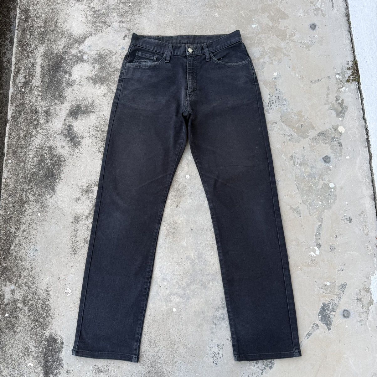 Edwin W31 Vintage Edwin Faded Black Denim Jean Pants W31x31 Size US 31 - 1 Thumbnail