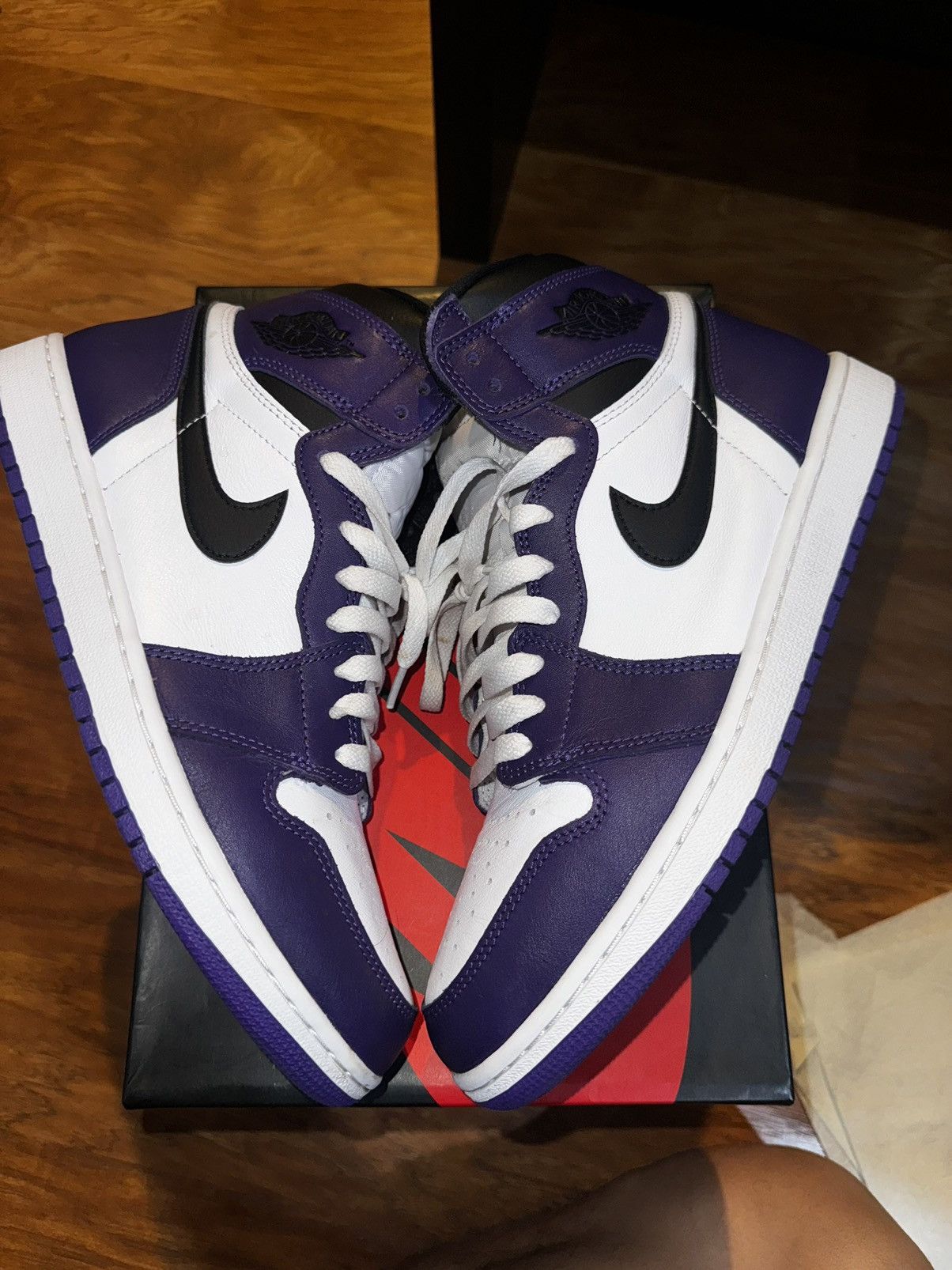 Jordan Brand Jordan 1 Court Purple Size US 10.5 / EU 43-44 - 5 Thumbnail