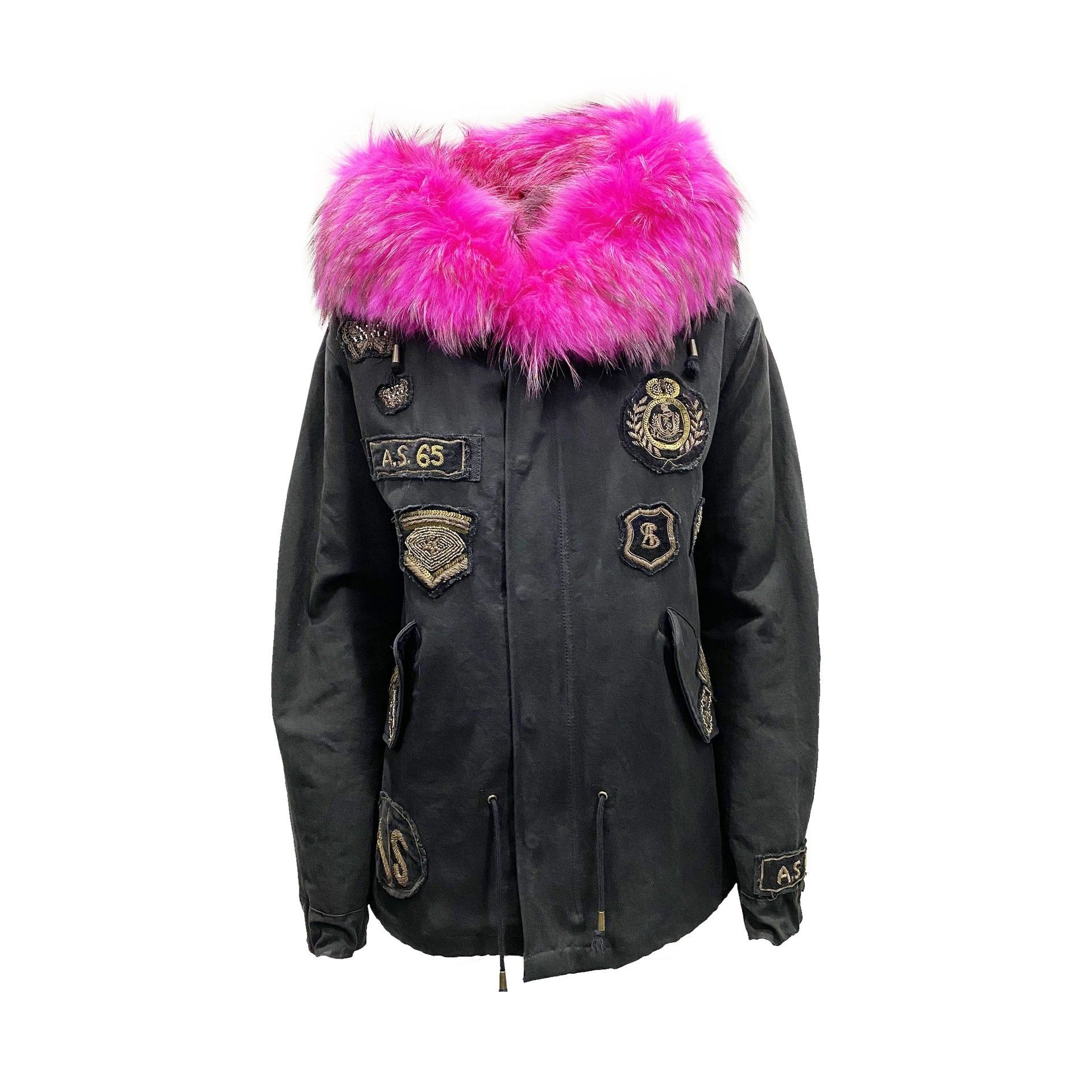 Other As65 Canvas Embellished Parka Jacket Size XXS / US 00 / IT 34 - 1 Thumbnail