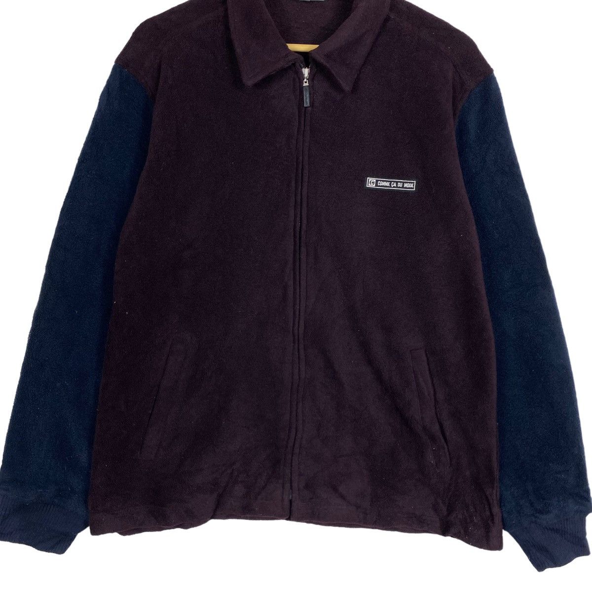 Comme Ca Ism × Japanese Brand × Vintage Comme Ca Du Zipper Fleece Jacket Size US M / EU 48-50 / 2 - 2 Thumbnail