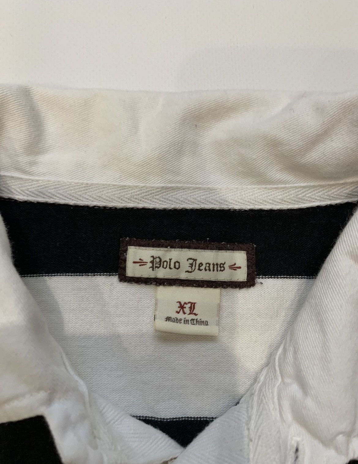 Polo Ralph Lauren Vintage Polo Ralph Lauren Striped Polo Shirt Rugby Size XL / US 12-14 / IT 48-50 - 3 Thumbnail