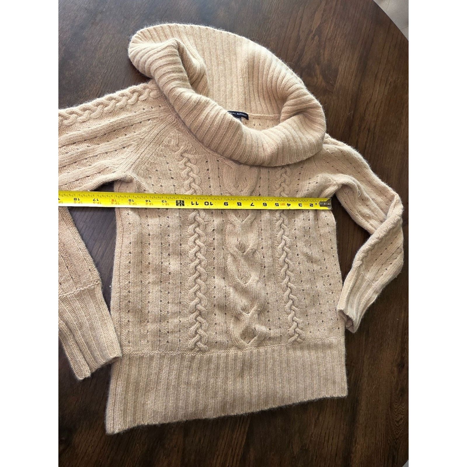 Banana Republic Banana Republic Beige Angora Rabbit Lamb wool Sweater Women Size S / US 4 / IT 40 - 11 Thumbnail
