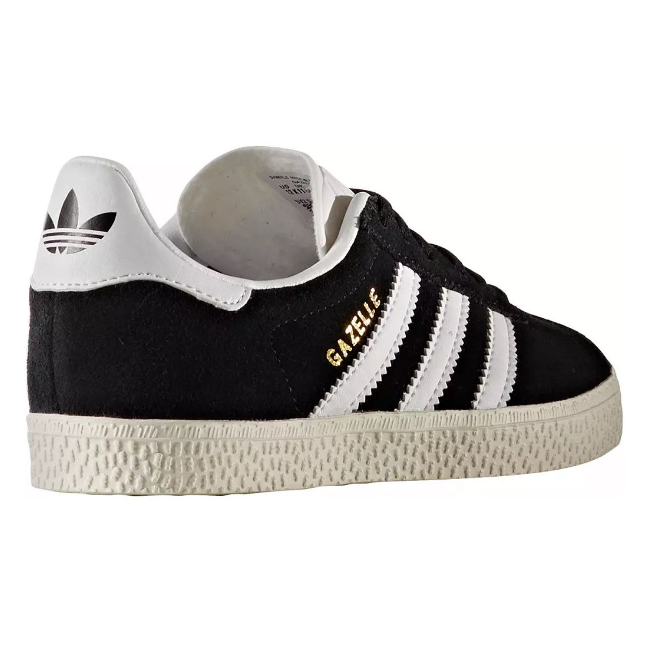 Adidas ADIDAS Original Kids' 5.5 CORE BLACK Gazelle Suede Black Size US 5.5 / IT 35.5 - 5 Thumbnail