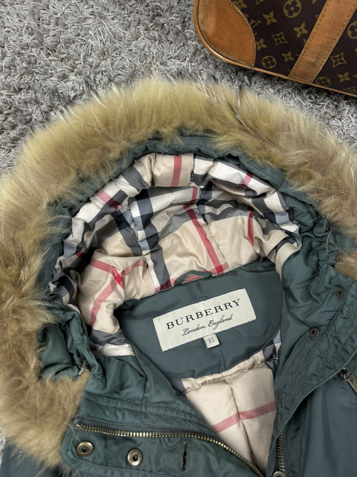 Burberry Puffer jacket Burberry Nova Check original streetwear item Size S / US 4 / IT 40 - 2 Thumbnail