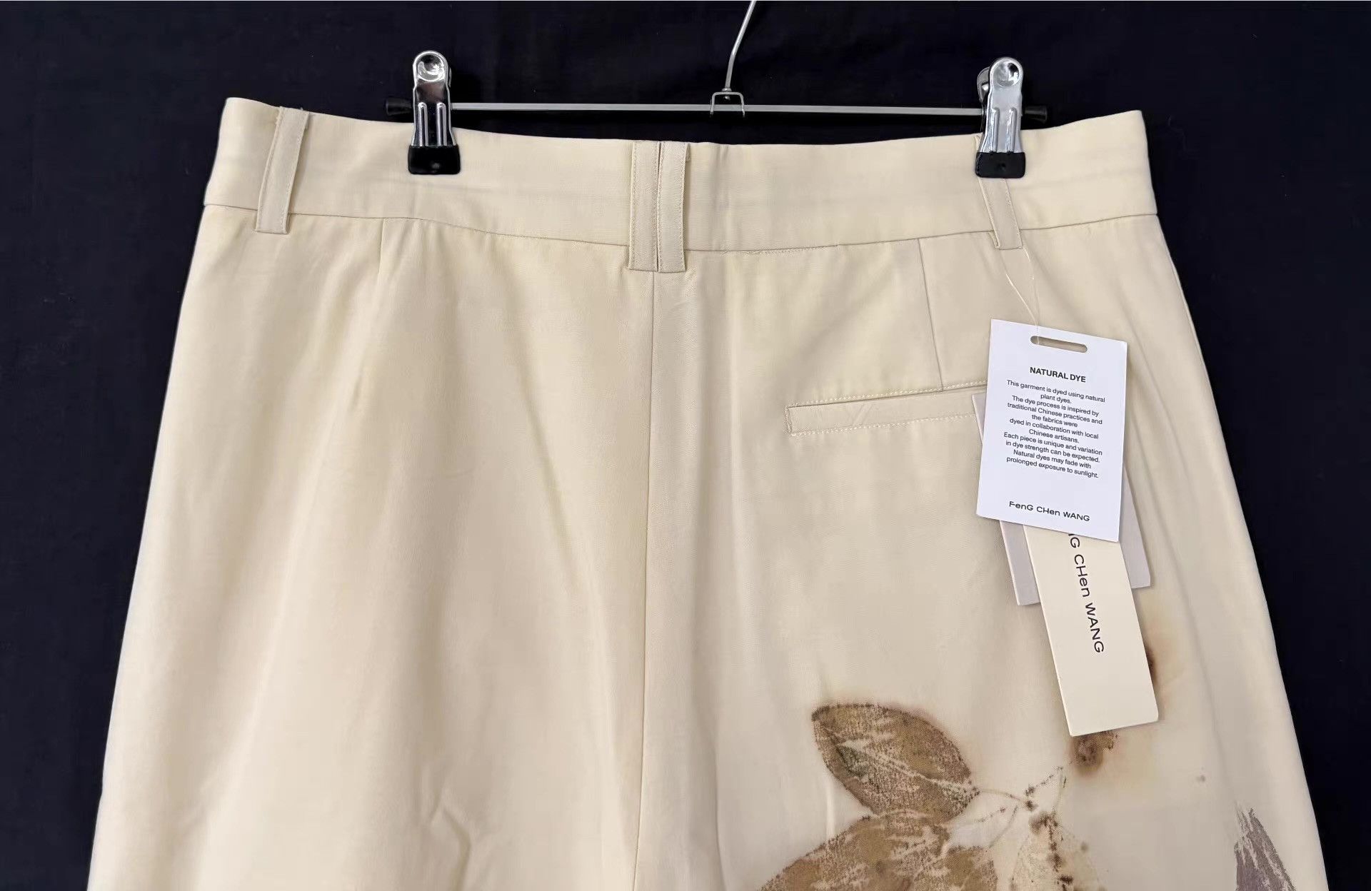 Feng Chen Wang Feng Chen Wang Men's Printed Dyed Wool Trousers Ｑ21 Size US 36 / EU 52 - 5 Thumbnail