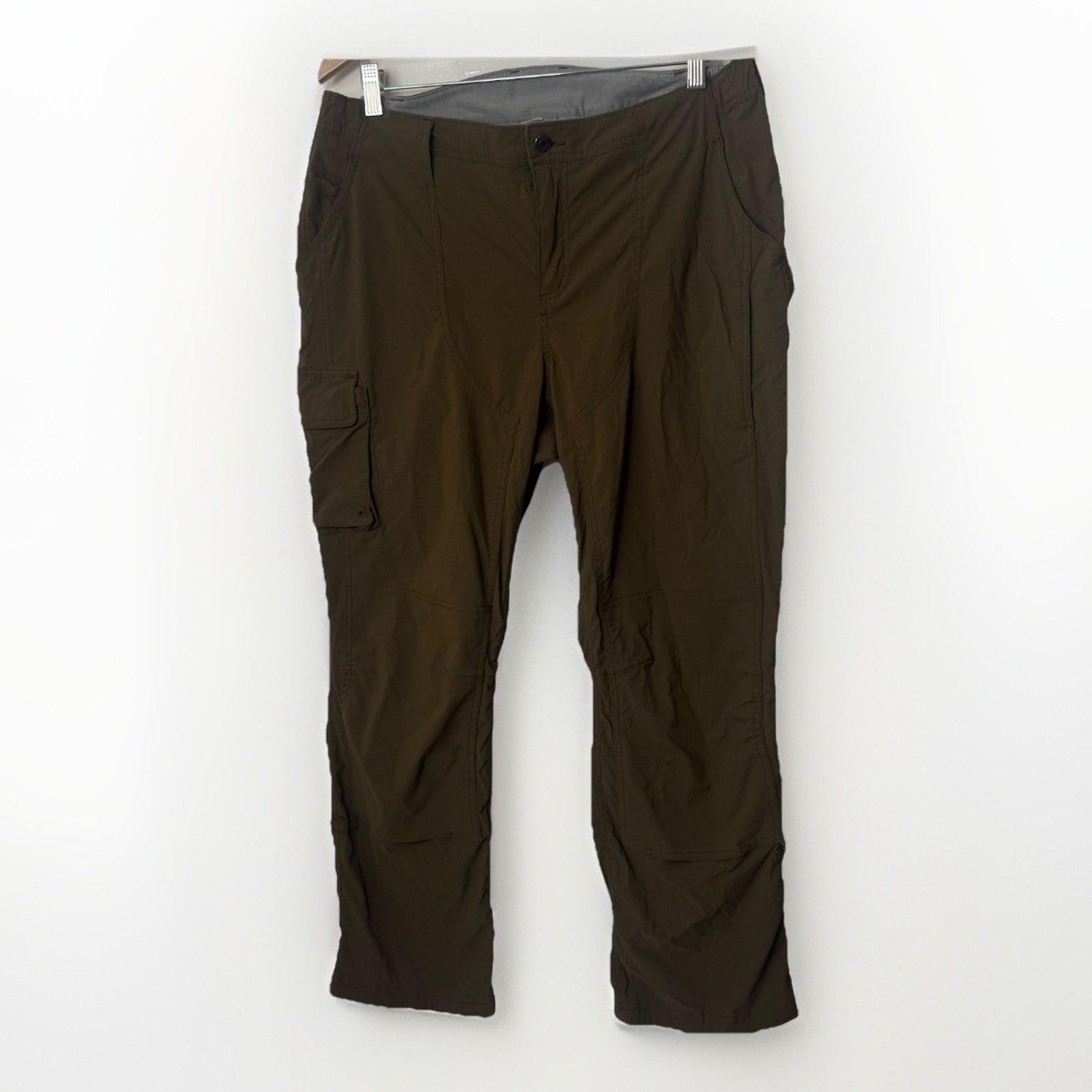 Duluth Trading Company Duluth Trading Cargo Pants Green Nylon Dry Fly Hiking Gorp Size 38" / US 16 / IT 52 - 1 Thumbnail