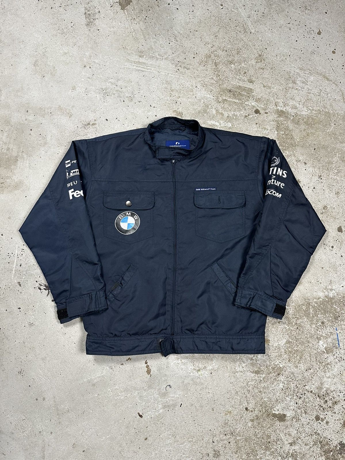 BMW × Vintage Vintage Y2K BMW Compaq Trashed Racing Jacket Size US M / EU 48-50 / 2 - 15 Thumbnail