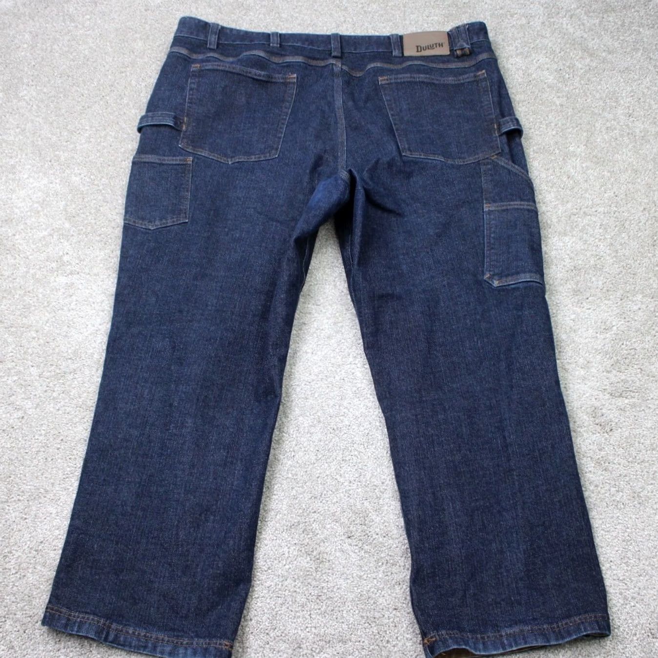 Vintage Duluth Jeans Mens 44x30 Blue DuluthFlex Ballroom Relaxed Fit Carpenter Stretch Size US 44 / EU 60 - 5 Thumbnail