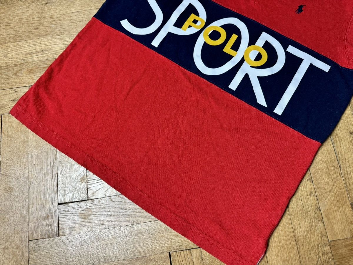 Polo Ralph Lauren Polo Ralph Lauren Polo Sport Vintage Logo Polo Shirt M Size US M / EU 48-50 / 2 - 2 Thumbnail