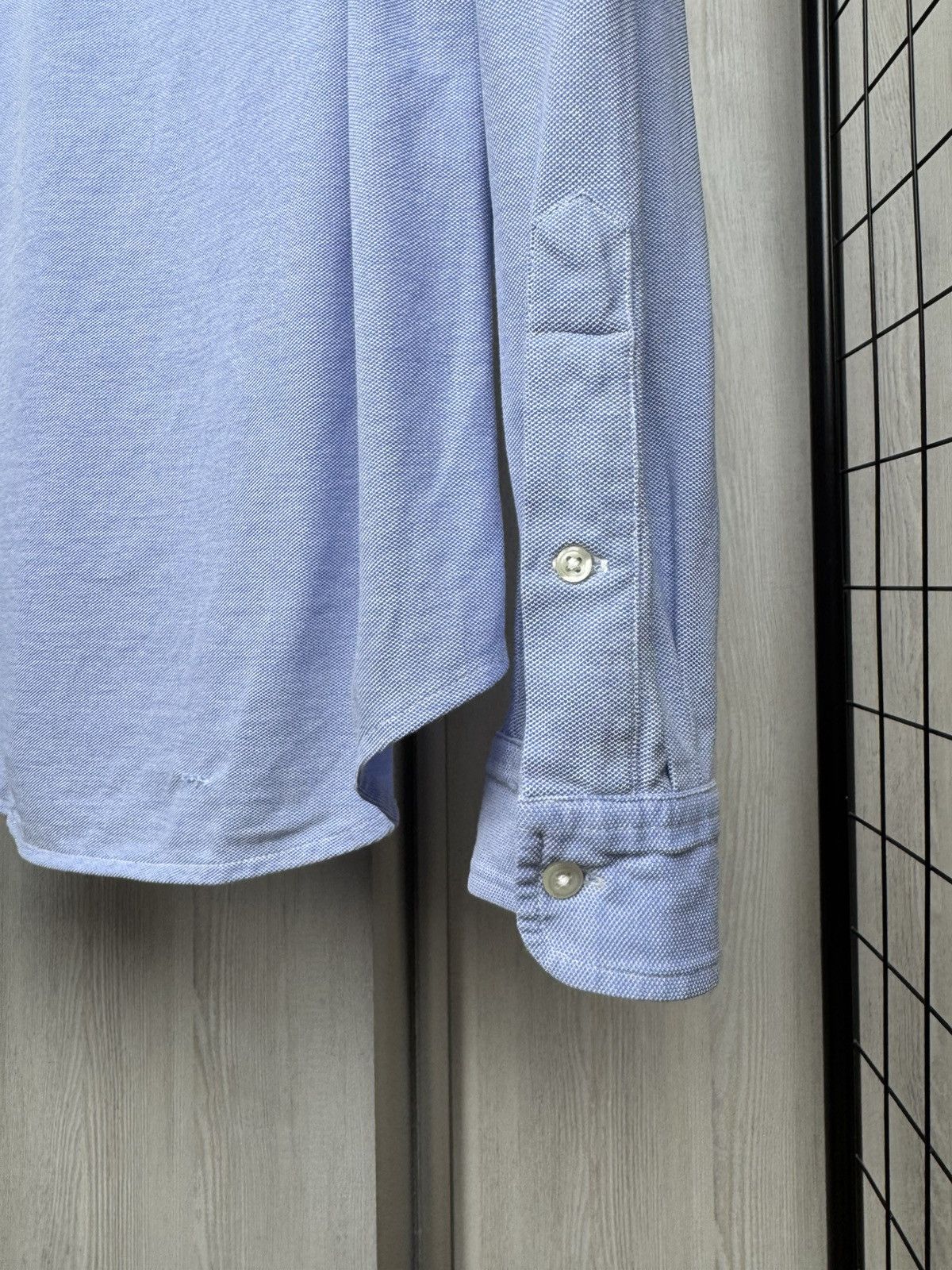 Polo Ralph Lauren Polo Ralph Lauren knit oxford blue long sleeve shirt Size US L / EU 52-54 / 3 - 10 Thumbnail