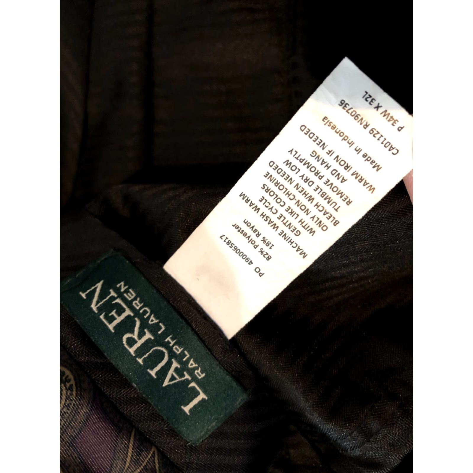 Polo Ralph Lauren Polo Ralph Lauren Dress Pants 34x32 Gray Men Slim Regular Chino Trousers Style: Dress Pants Mens Size US S / EU 44-46 / 1 - 5 Thumbnail
