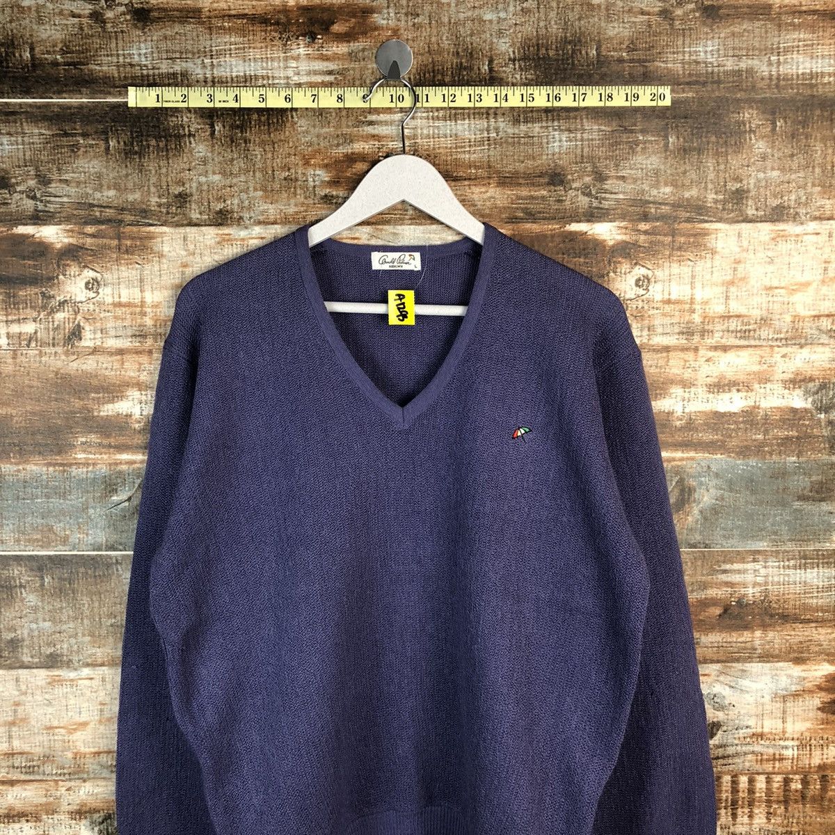 Homespun Knitwear Arnold Palmer vintage Purple Knitwear #A1293 Size US L / EU 52-54 / 3 - 2 Thumbnail