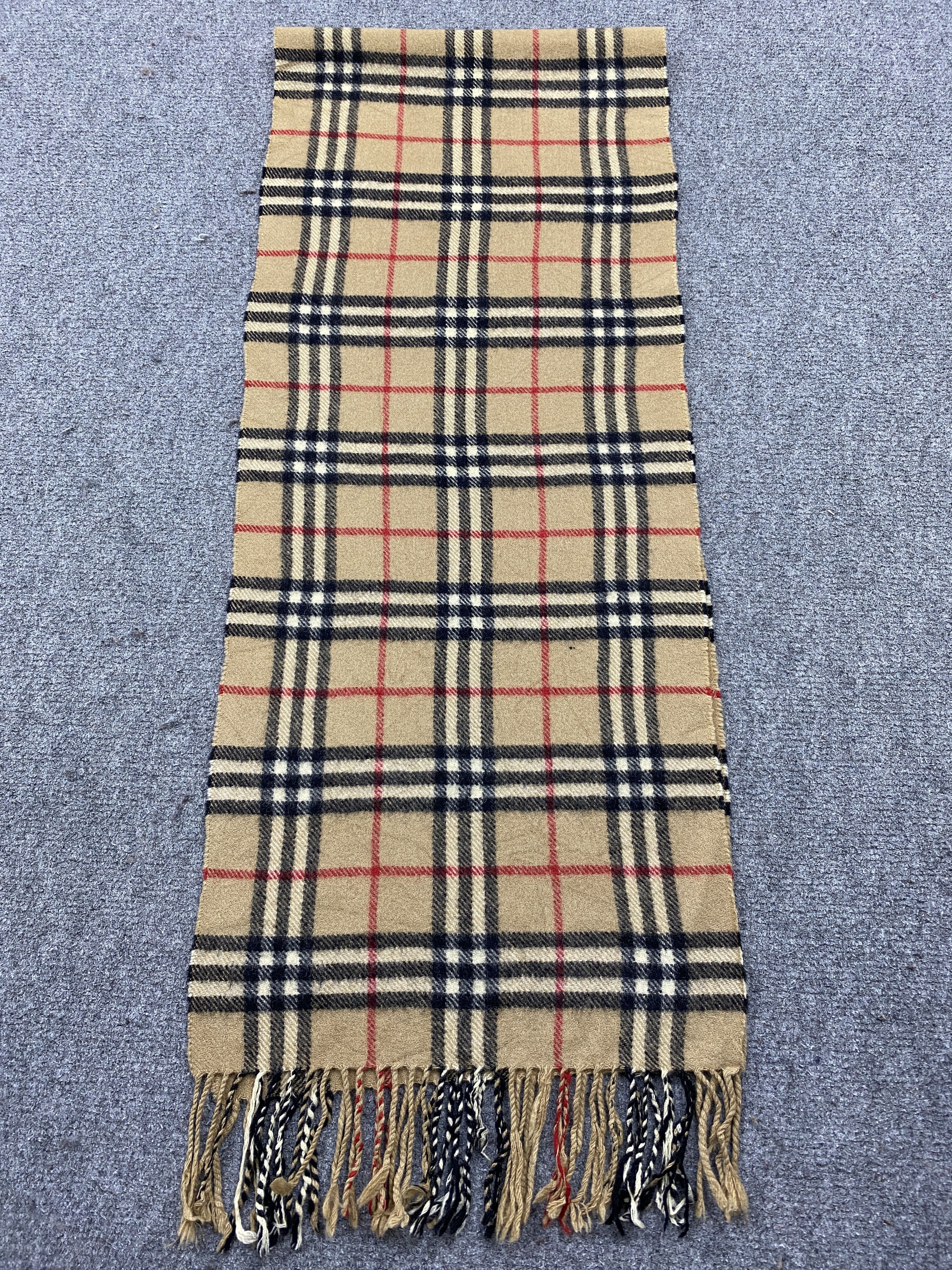 Burberry Burberry Novacheck Cashmere Scarf Muffler / Neckwear SC0187 Size ONE SIZE - 5 Thumbnail