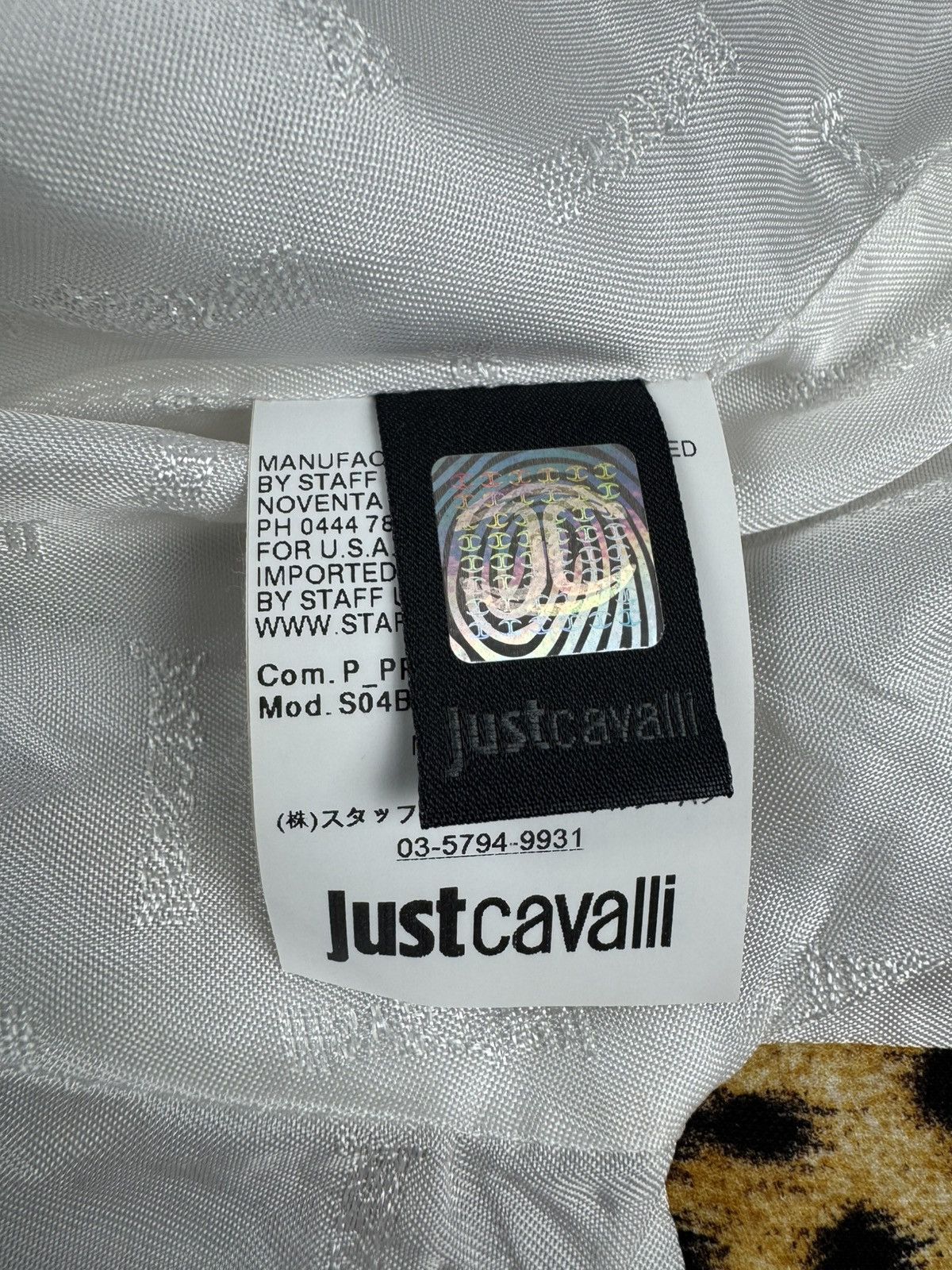 Just Cavalli Just Cavalli animal leopard print white blazer glamour y2k Size L / US 10 / IT 46 - 15 Thumbnail