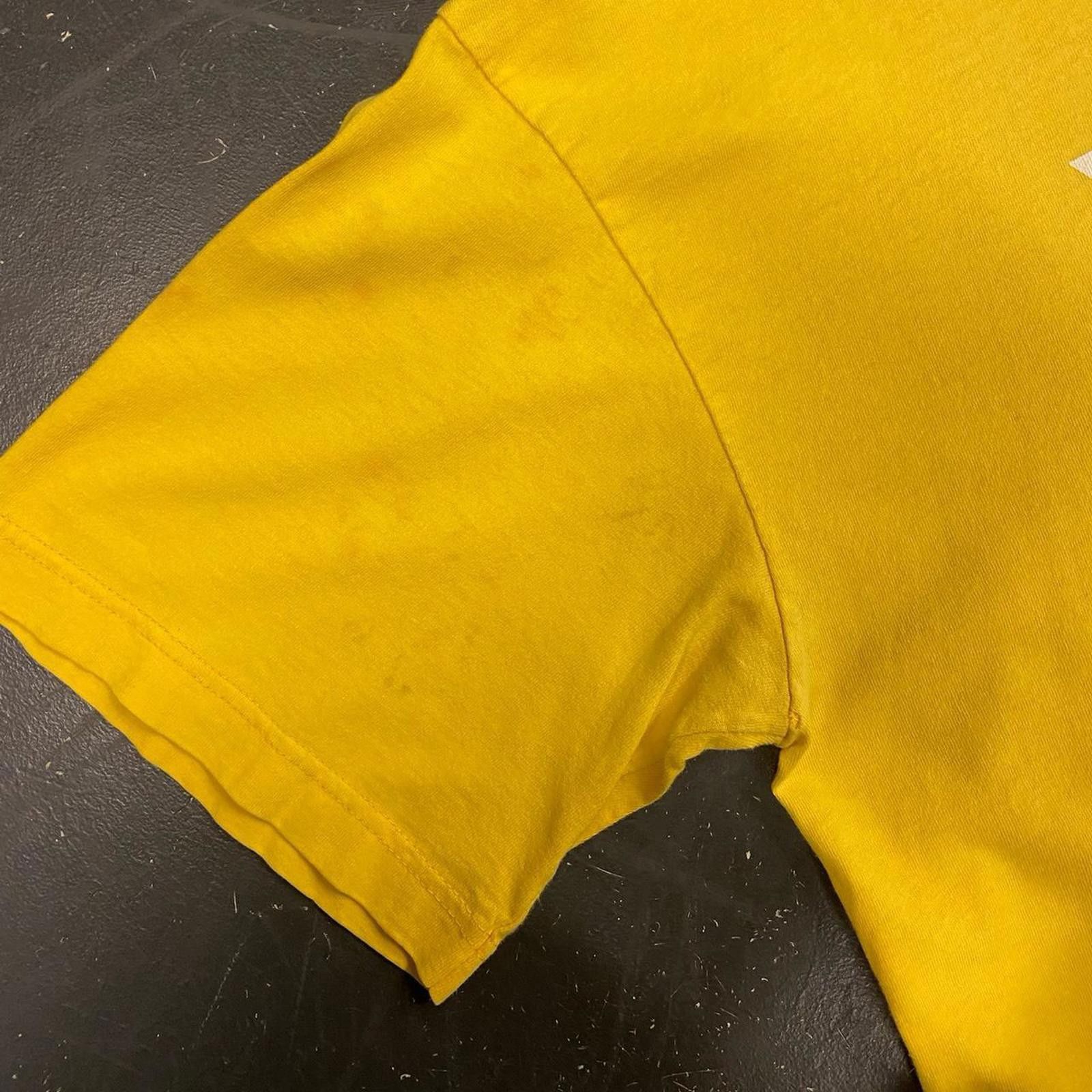 Adidas Vintage Yellow Adidas Tee Size US L / EU 52-54 / 3 - 2 Thumbnail